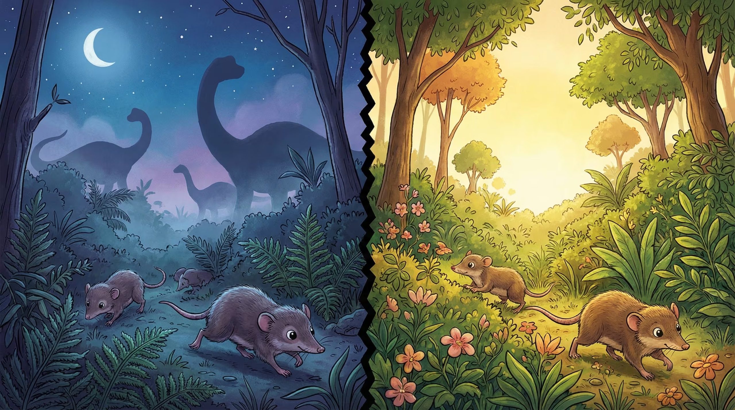 Los mamíferos lograron diversificarse tras la desaparición de los dinosaurios, adaptándose al nuevo entorno, de acuerdo con la UNAM.(Imagen Ilustrativa Infobae).
