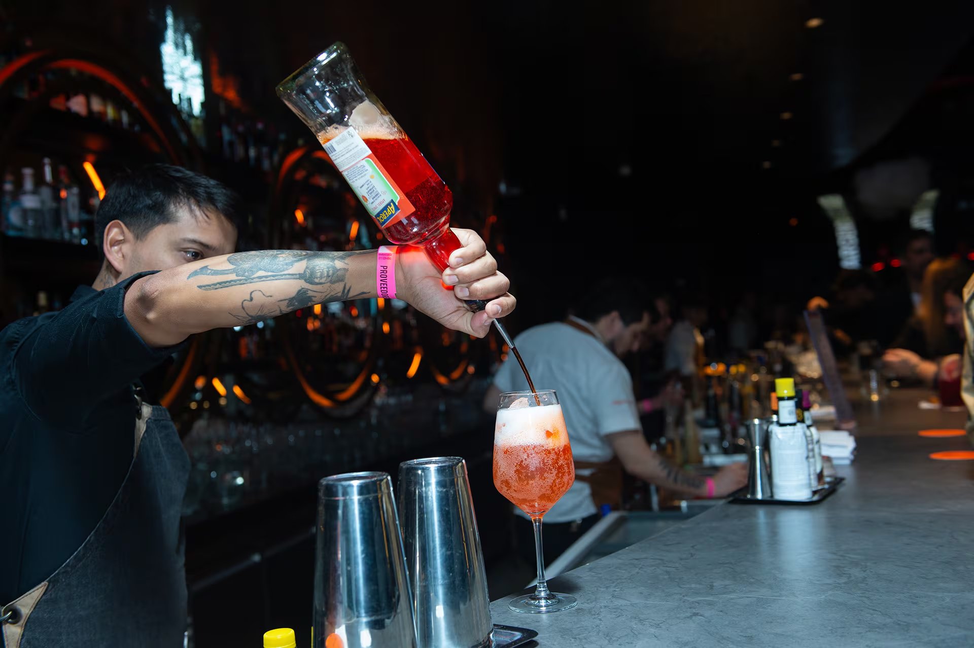 El evento contó con la mejor coctelería