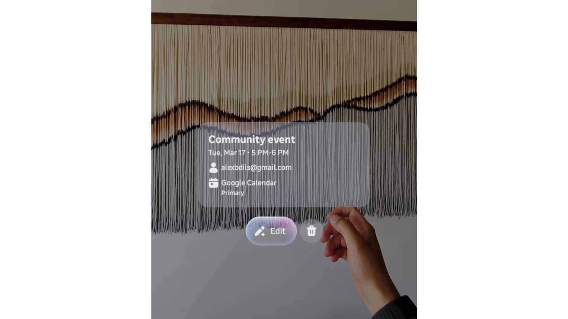 La nueva función permite enviar textos en WhatsApp, Messenger e Instagram solo usando los dedos. (Captura/Meta)
