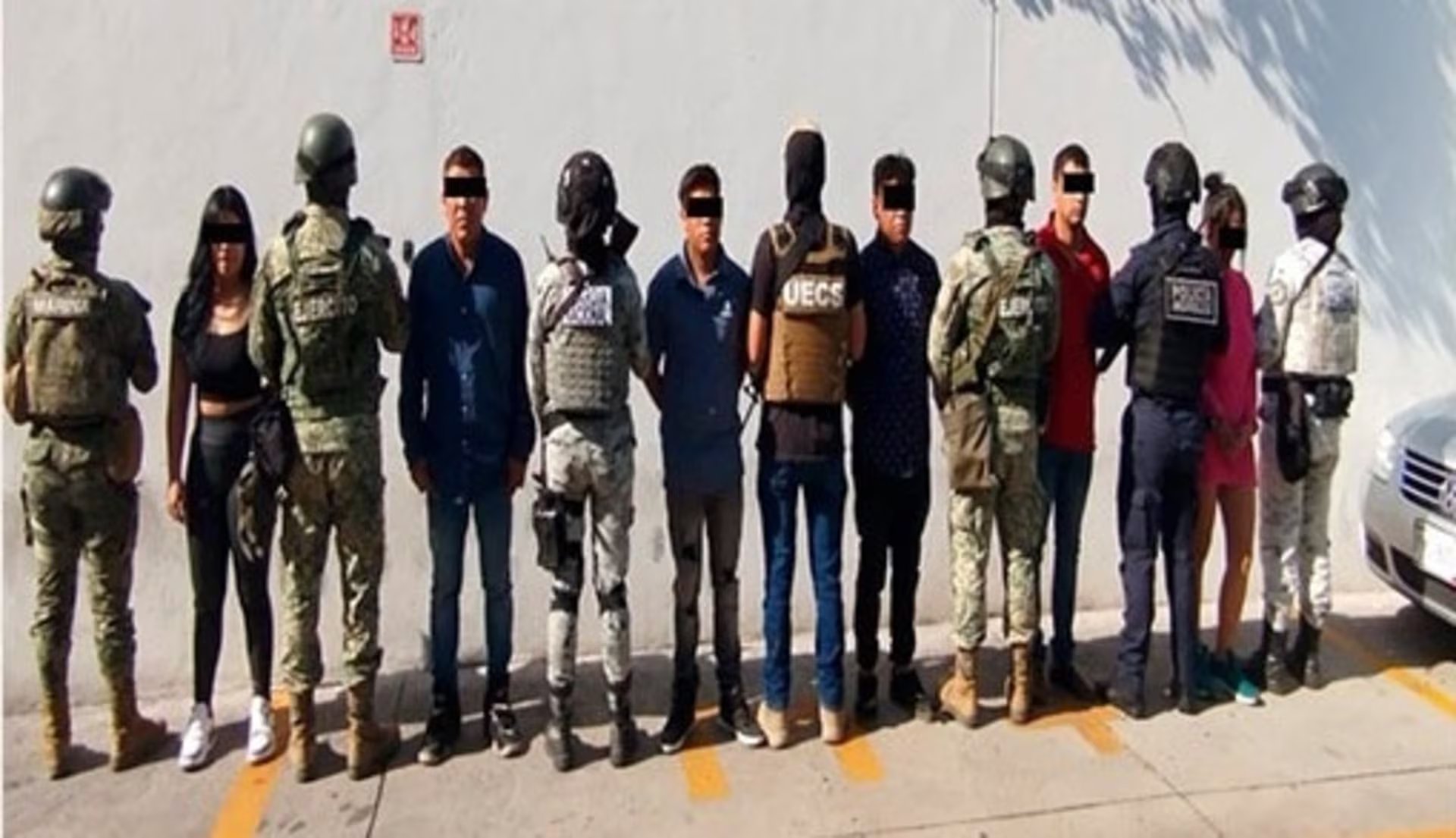 También fue capturada una mujer de origen colombiano
(Gobierno de Morelos)