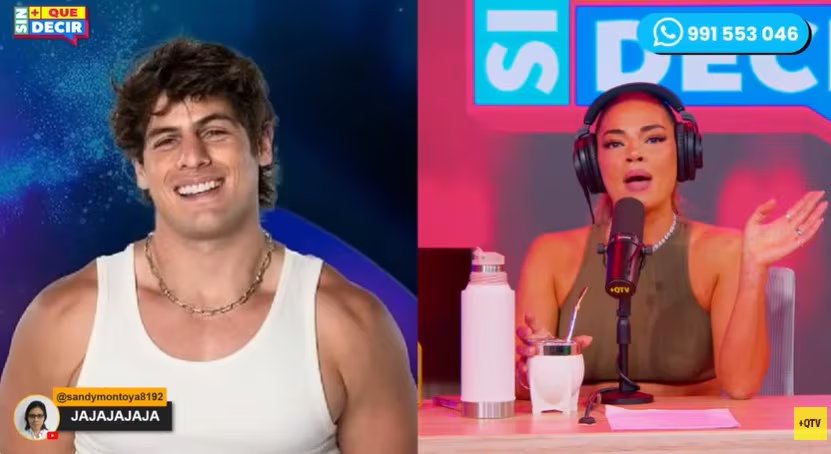 Flor Ortola discute la posibilidad de un acercamiento con Renato Rossini Jr., elogiando su atractivo físico durante una aparición televisiva.