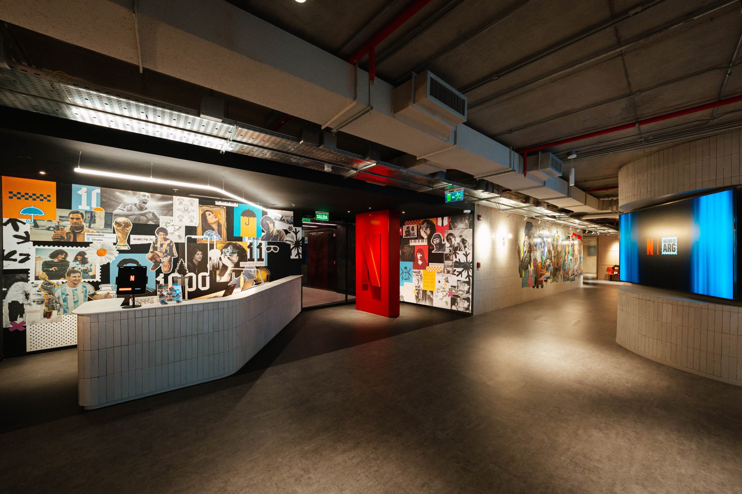 Las nuevas oficinas de Netflix en Buenos Aires, en el barrio de Villa Crespo