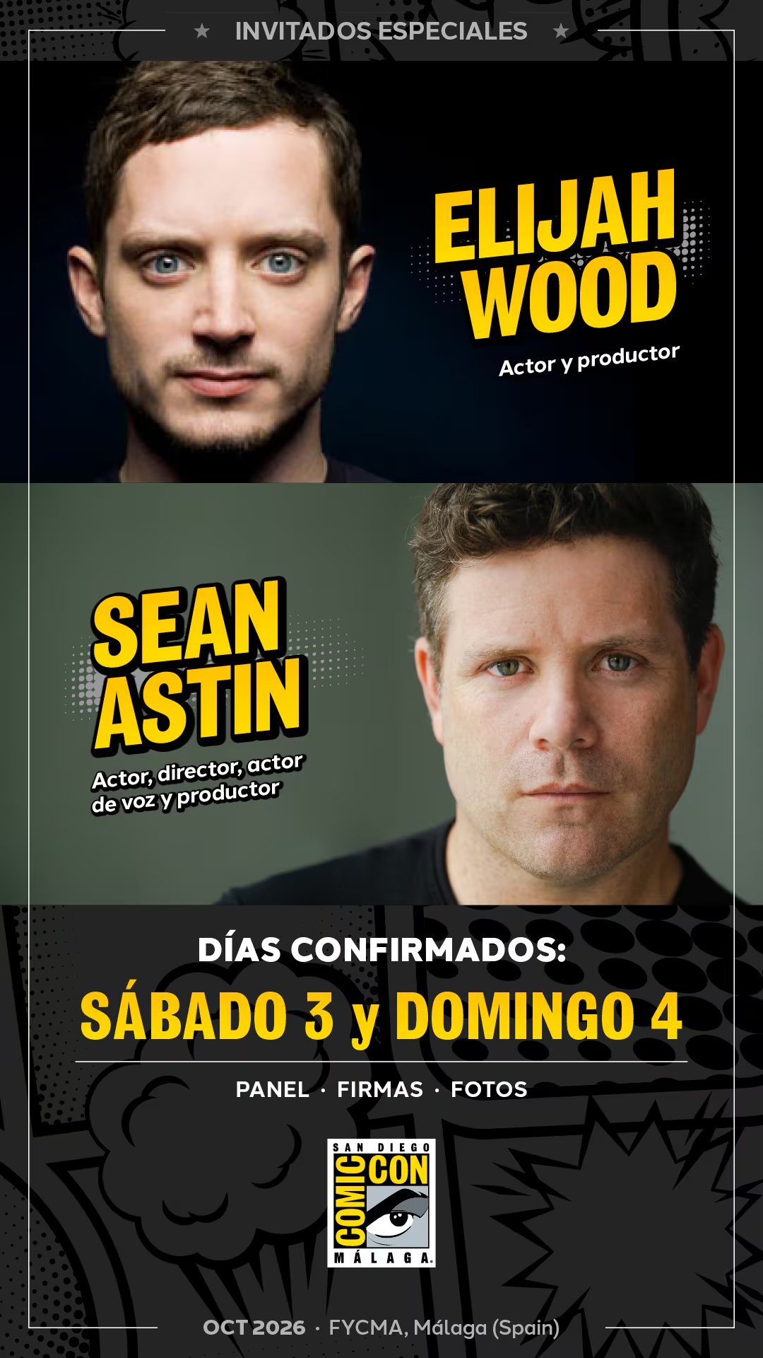 Imagen promocional de la Comic-Con de Málaga