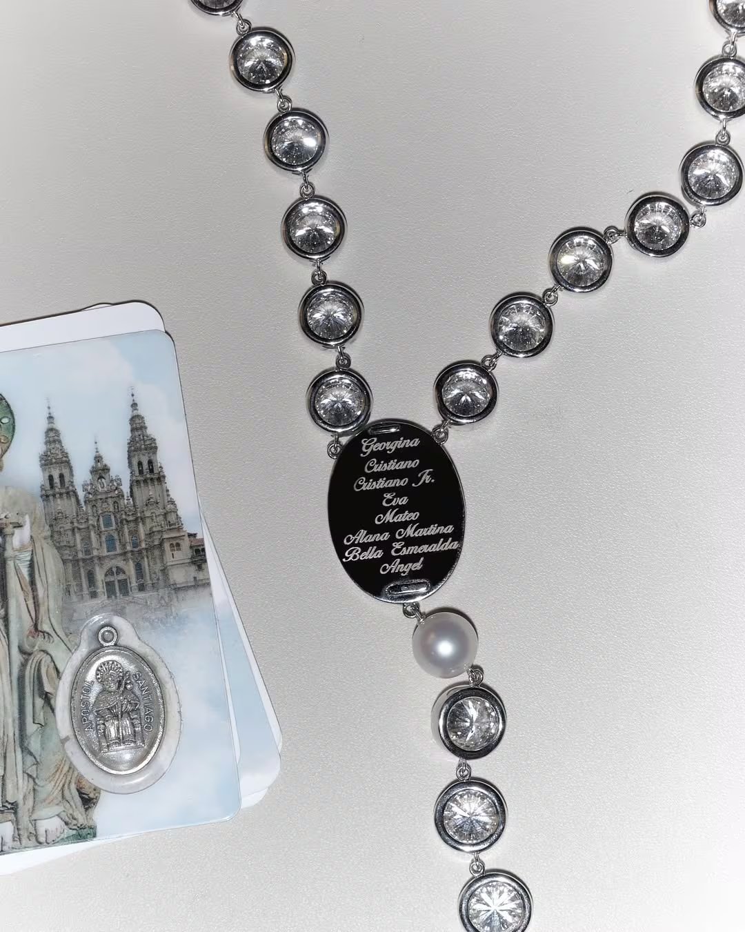El rosario de 7 millones de euros de Georgina Rodríguez (Instagram)