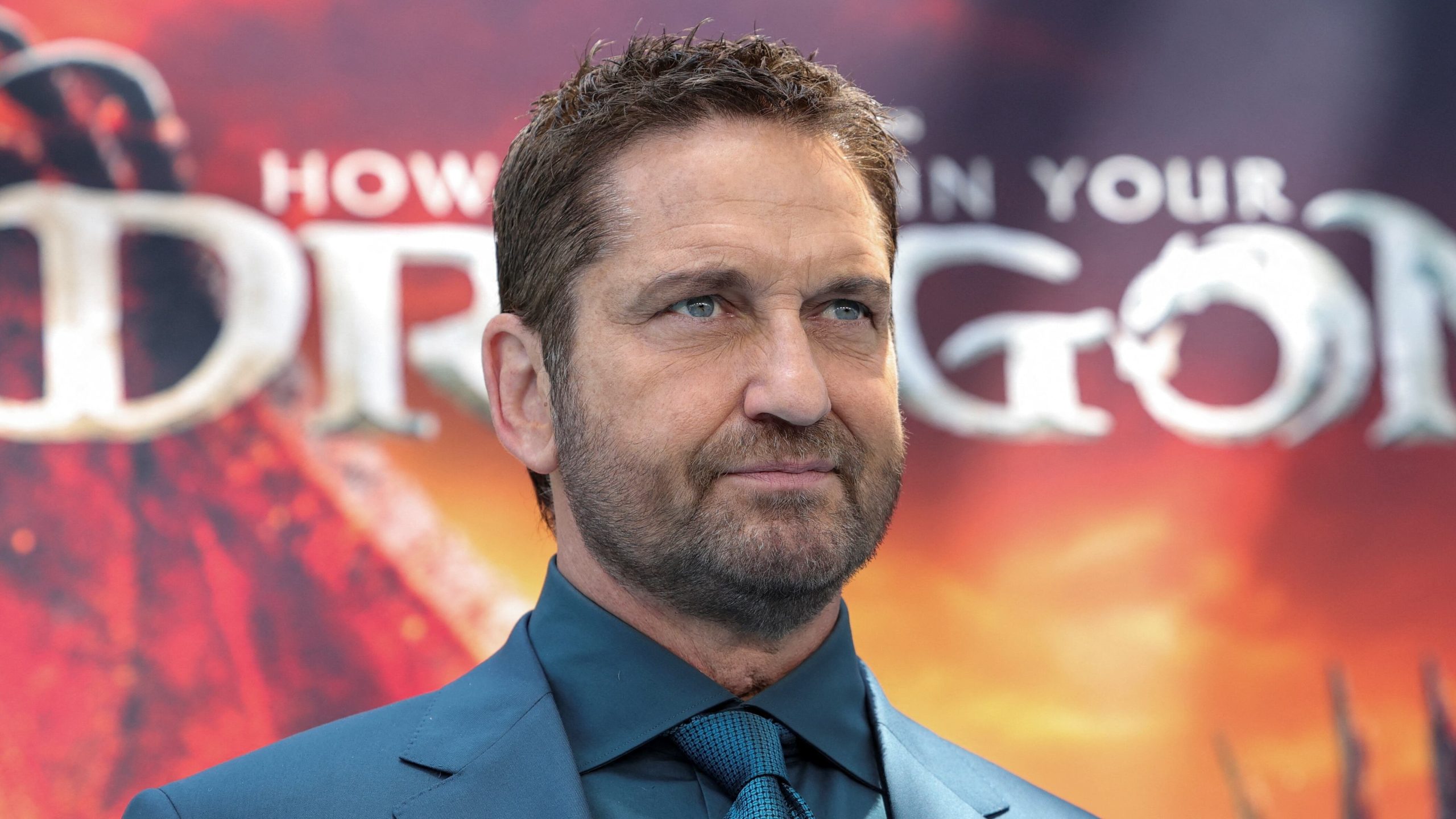 Gerard Butler attends the premiere for the film 'How to Train Your Dragon', in Los Angeles, California, U.S. June 7, 2025. REUTERS/Mario Anzuoni