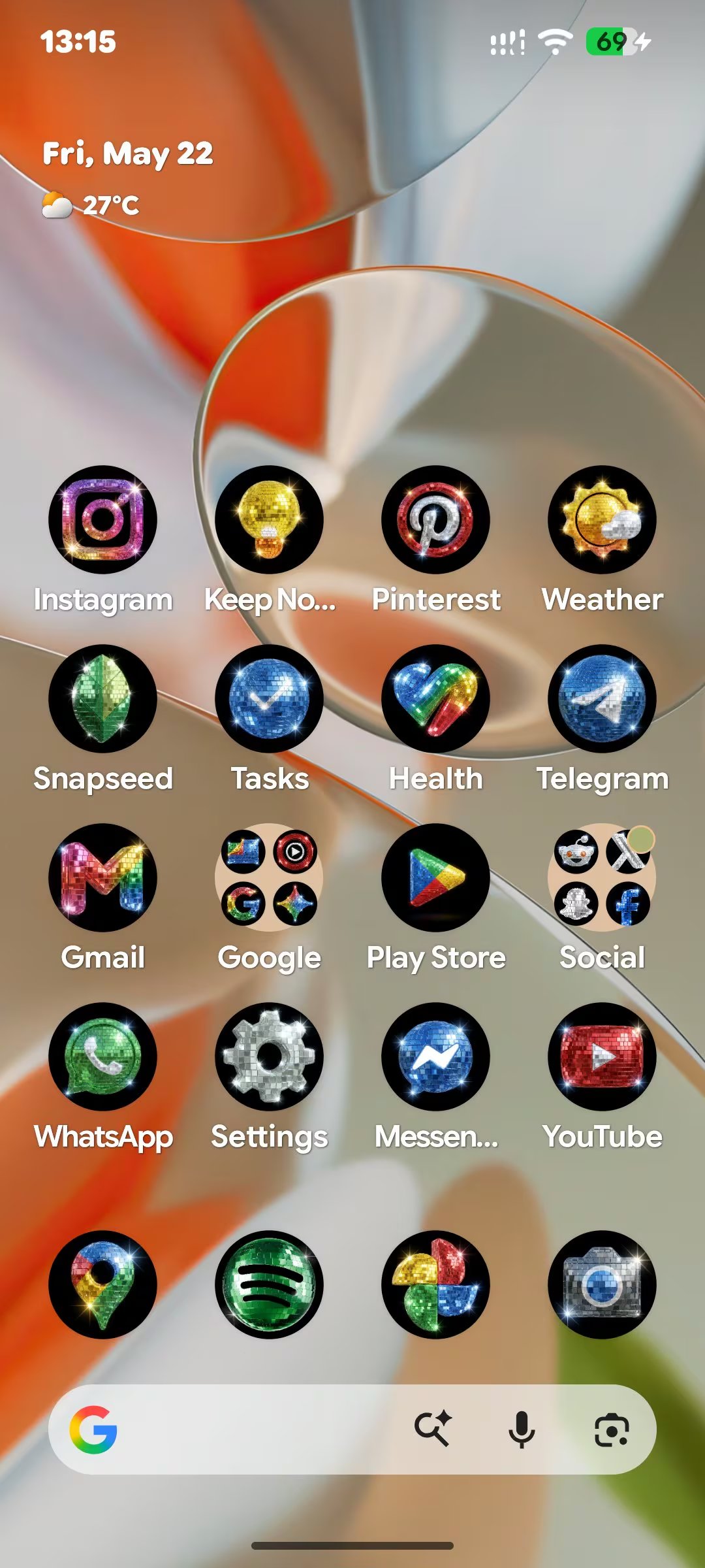 El pack se activa desde la función de íconos personalizados de Pixel. (Google)