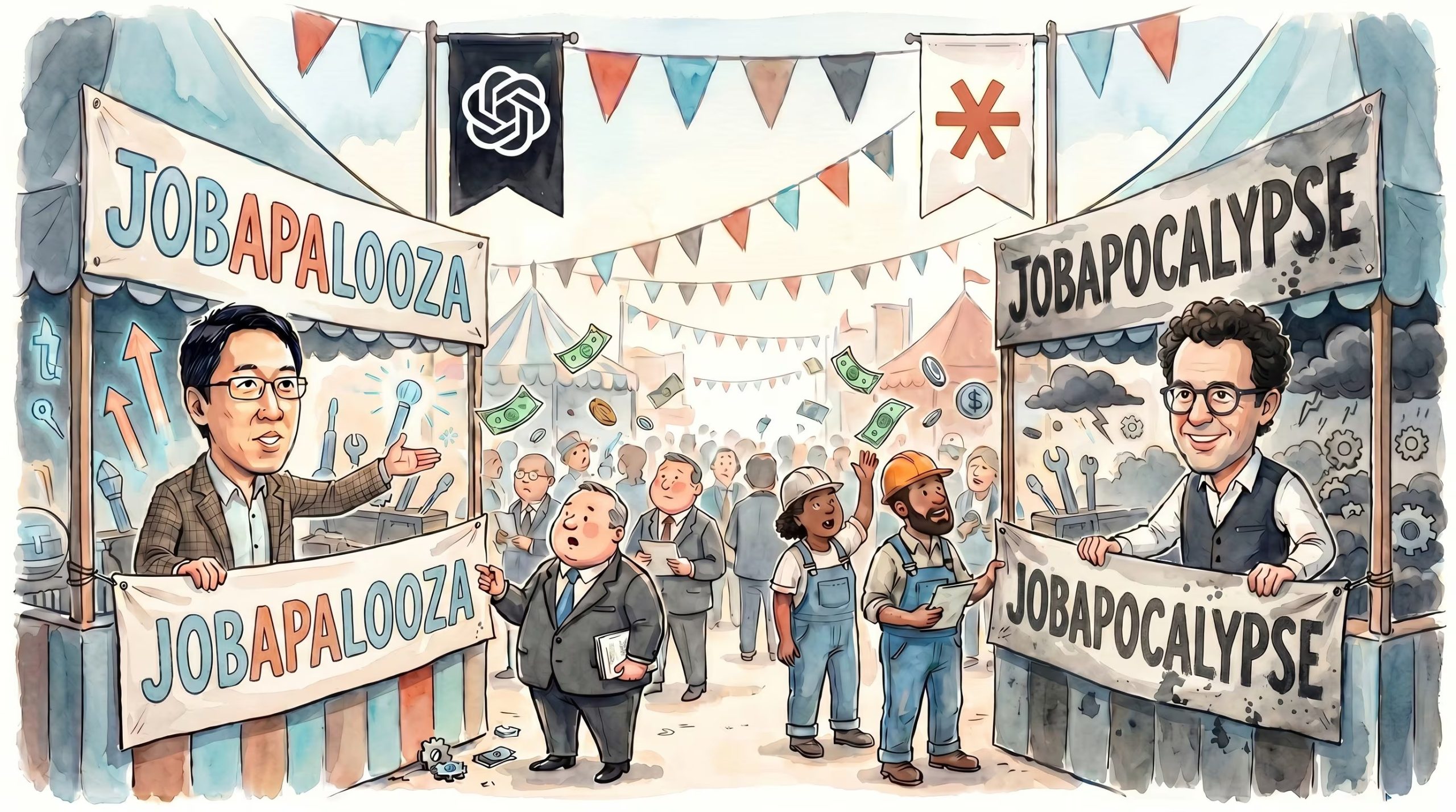 La guerra de narrativas sobre el impacto de la inteligencia artificial divide a líderes de la industria tecnológica. (Imagen ilustrativa Infobae)