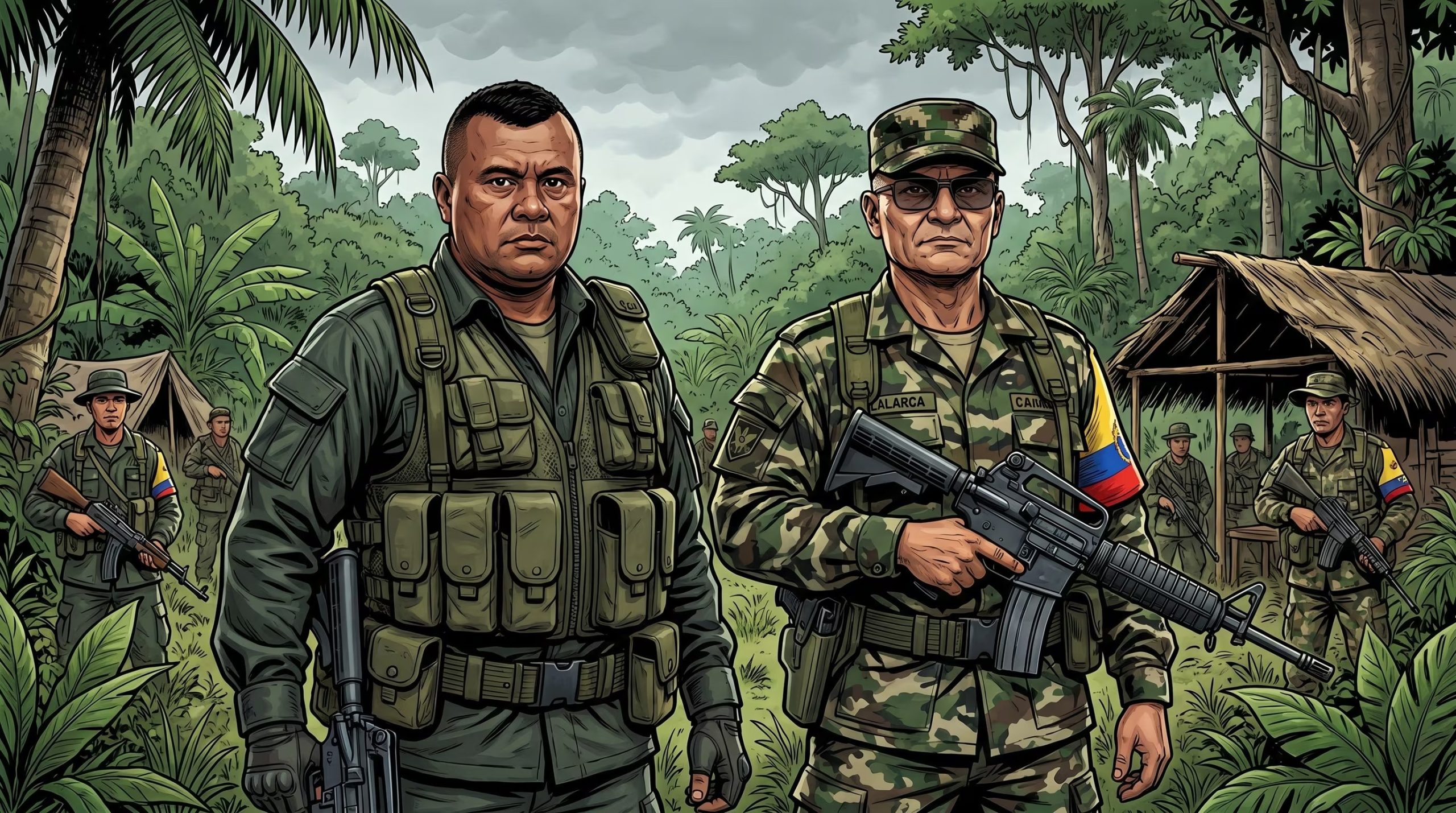 Enfrentamiento bélico entre Ivan Mordisco y Calarca| (Imagen Ilustrativa Infobae)