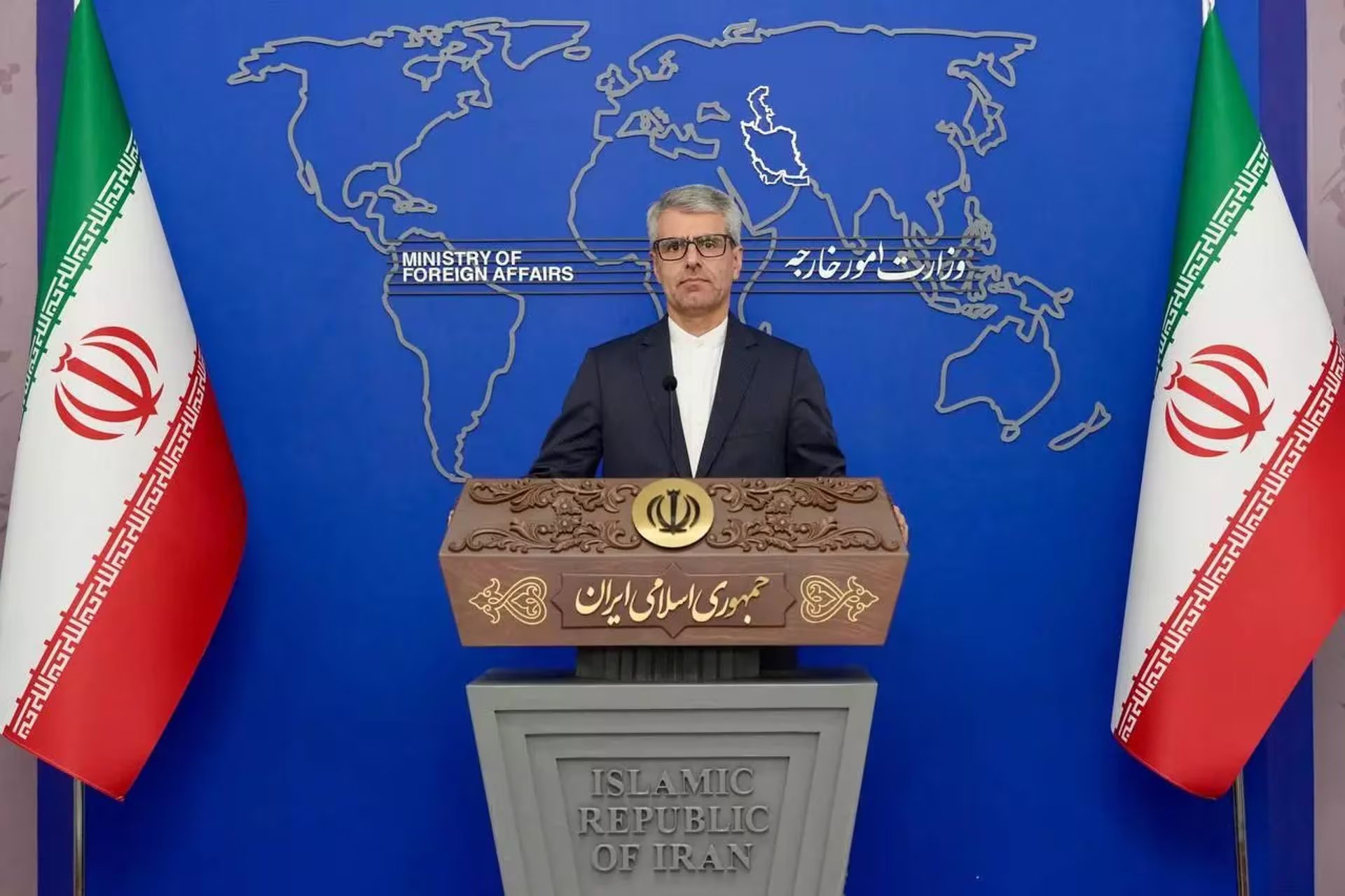 El portavoz del Ministerio de Exteriores del régimen de Irán, Esmaeil Baqaei. (EUROPA PRESS/ARCHIVO)