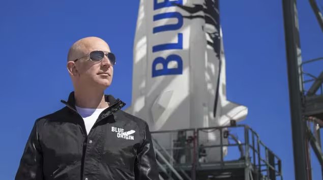 El alunizador Mark One Endurance, desarrollado por Blue Origin, será enviado a la cresta del cráter Shackleton en el polo sur lunar entre septiembre y noviembre. (Blue Origin)