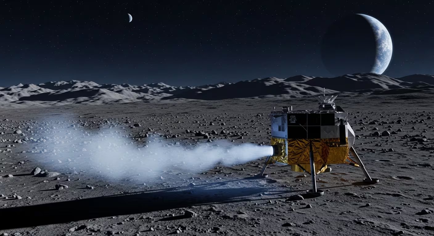 La generación y almacenamiento de energía en la Luna combinará fuentes solares y nucleares, con capacidad estimada de hasta 20 kilovatios y cientos de kilovatios/hora de almacenamiento. (Imagen Ilustrativa Infobae)