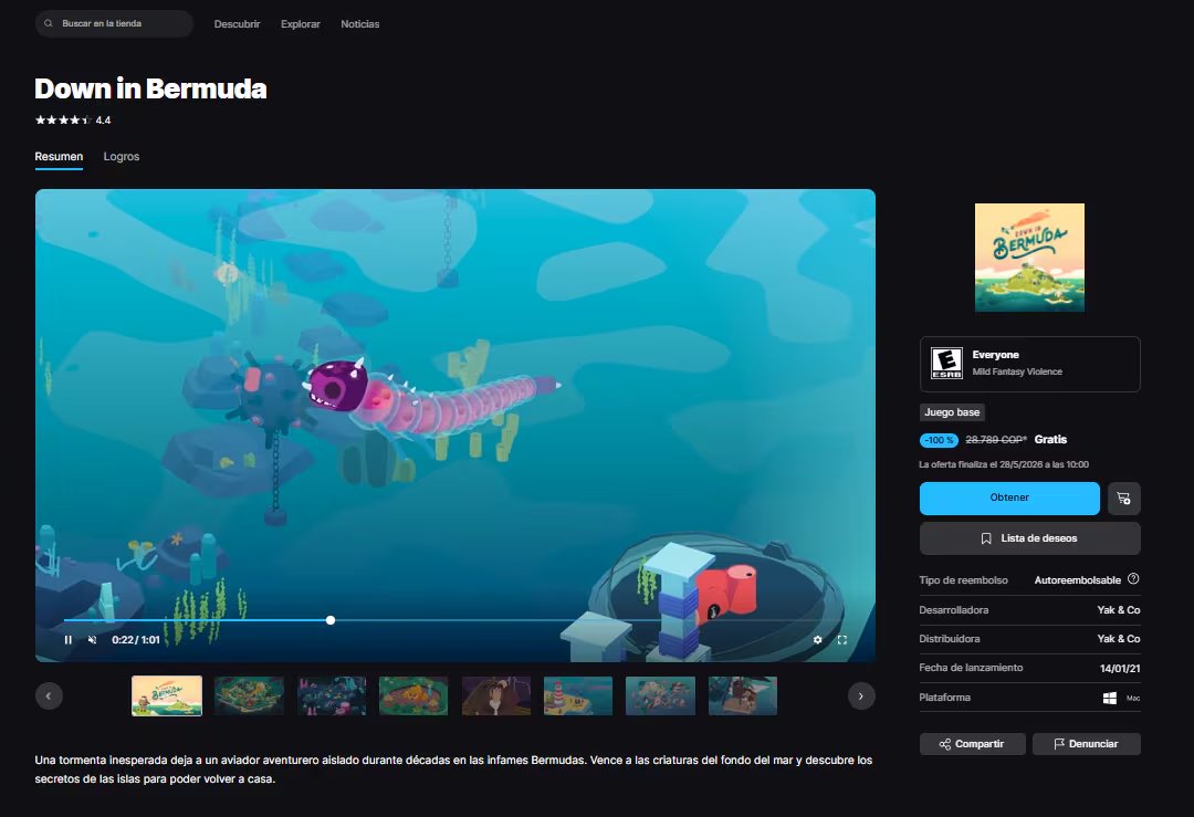 En este título, el jugador debe completar puzzles y desafíos. (Epic Games)