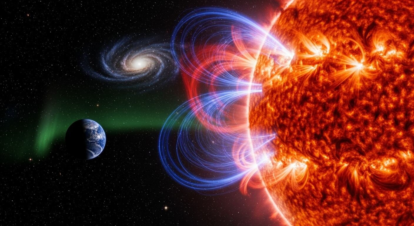 Swarm-AWARE permite distinguir las señales electromagnéticas generadas por tormentas solares de las originadas por fenómenos geológicos como erupciones volcánicas (Imagen Ilustrativa Infobae)