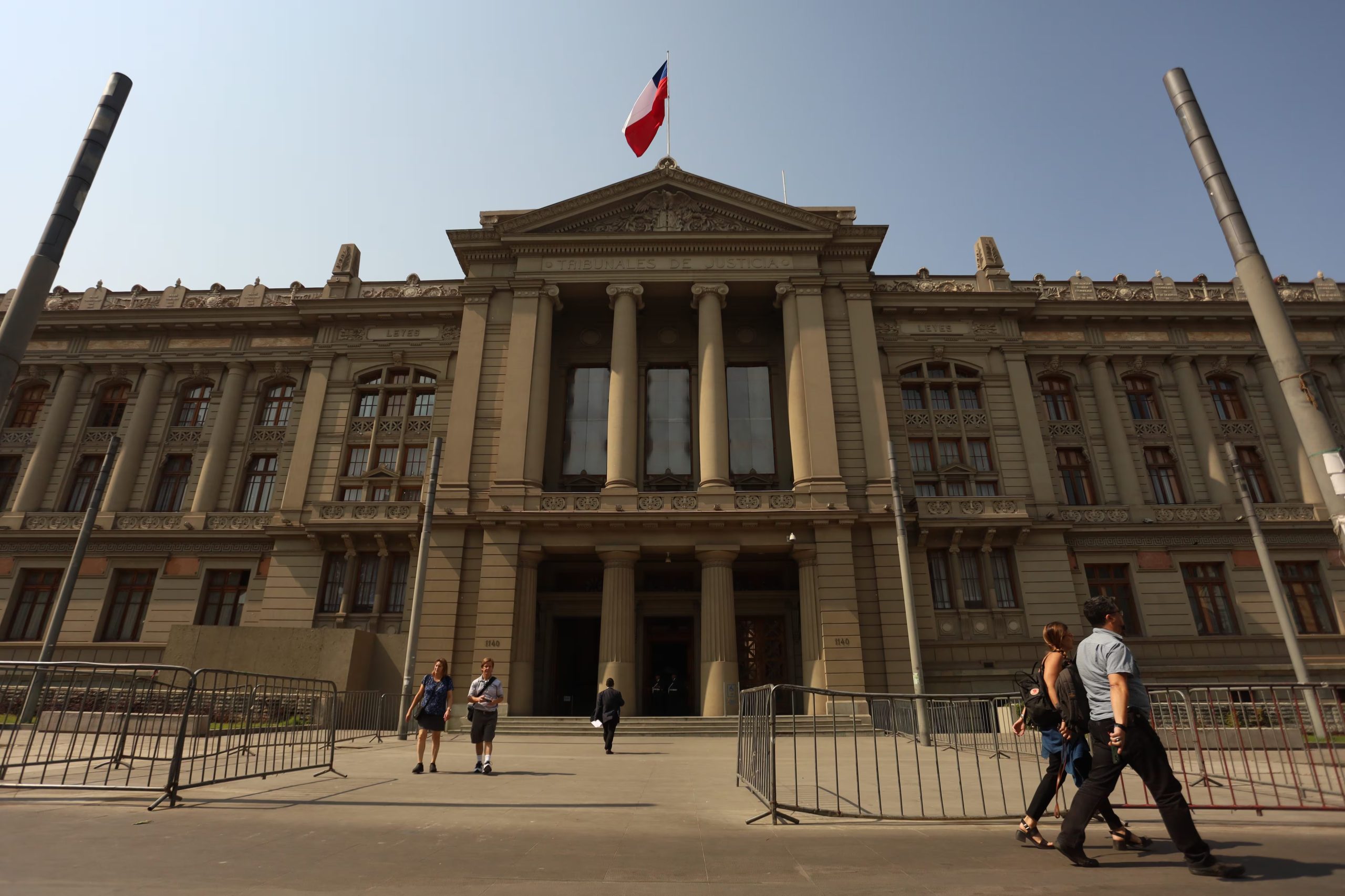 Fotografía de archivo en donde se aprecia la fachada de la Corte Suprema de Chile. (EFE/ Ailen Díaz)
