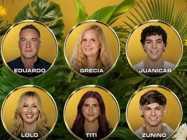 Seis concursantes permanecen en la cuerda floja de Gran Hermano: Lolo Poggio, Grecia Colmenares, Juan 'Juanicar' Caruso, Franco Zunino, Titi Tcherkaski y Eduardo Carrera