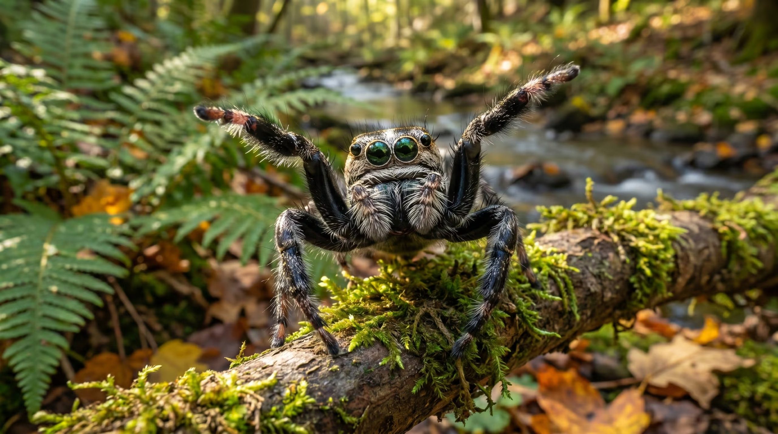 Esta especie de Salticidae muestra preferencia por mosquitos con sangre humana, diferenciándose de otros arácnidos saltadores (Imagen Ilustrativa Infobae)