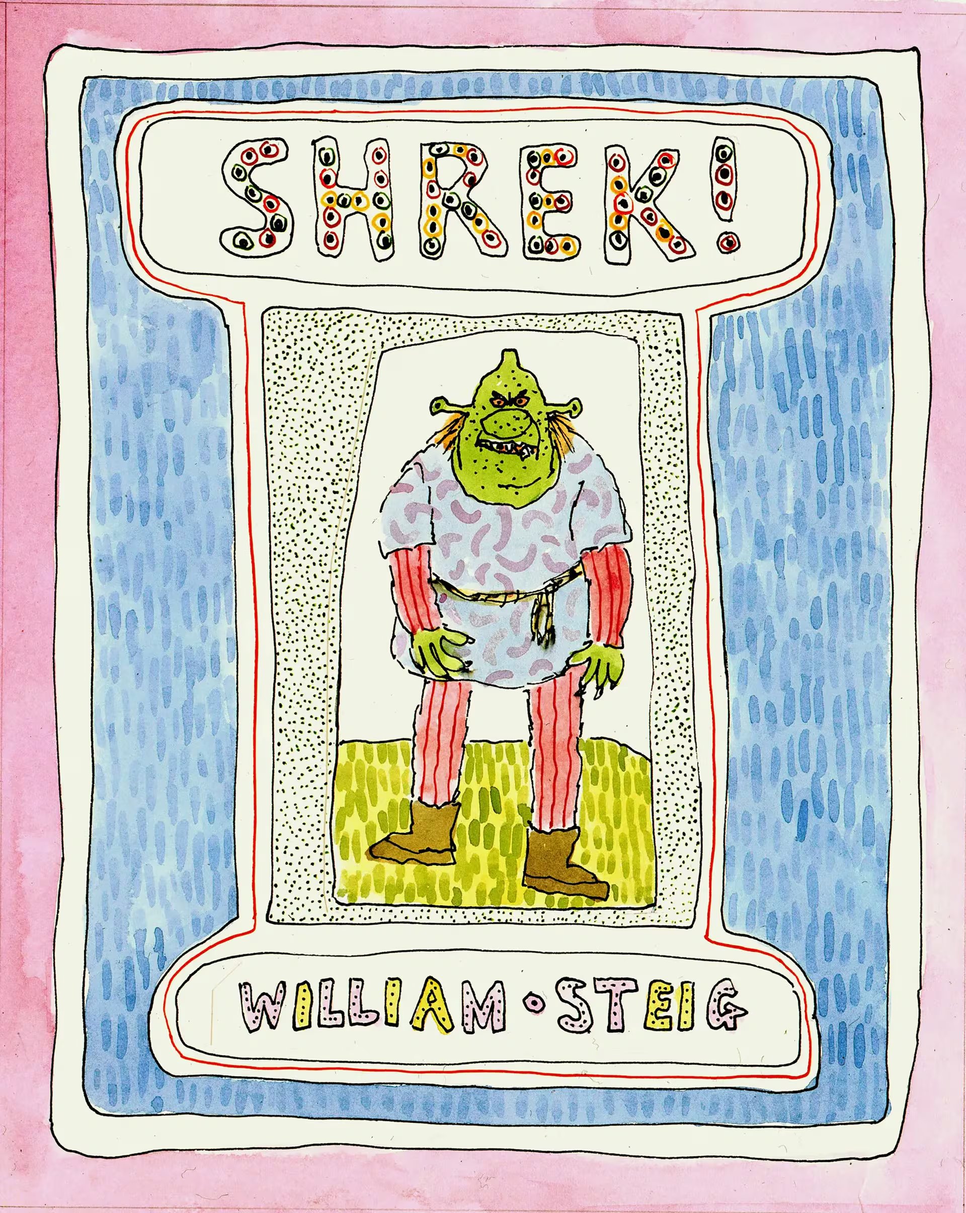 El libro 'Shrek' de William Steig, publicado en 1990, inspiró la exitosa película animada de DreamWorks estrenada en 2001 con voz de Mike Myers