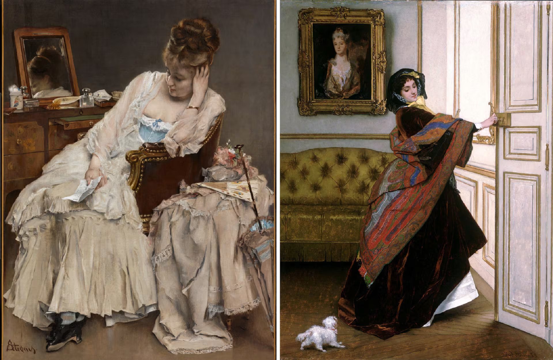 “Recuerdos y arrepentimientos” (1874) y “¿Saldrás conmigo, Fido?“ (1859)
