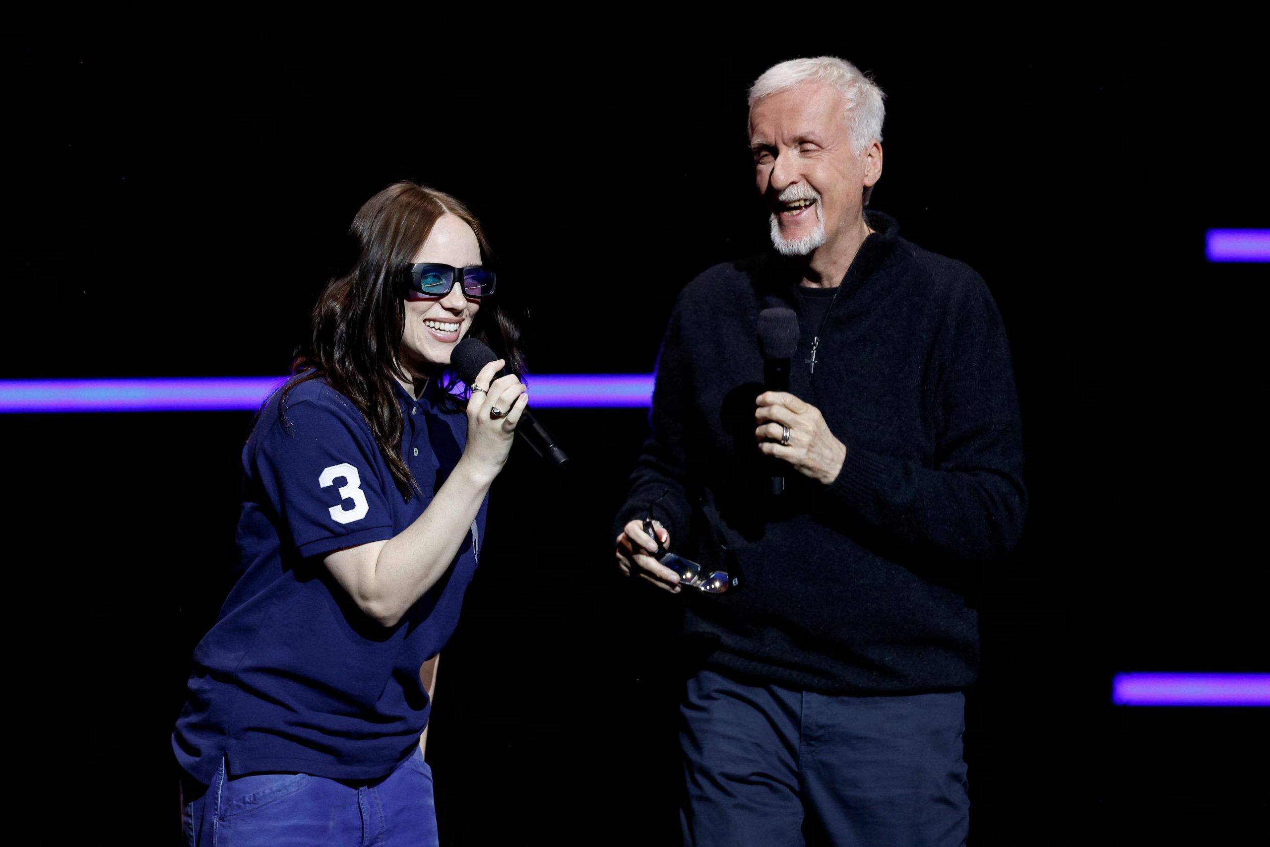 El rodaje en 3D incluyó la participación activa de James Cameron y la colaboración del operador de cámara Cole Peterson para capturar la energía única de los conciertos en Manchester (REUTERS/Caroline Brehman)