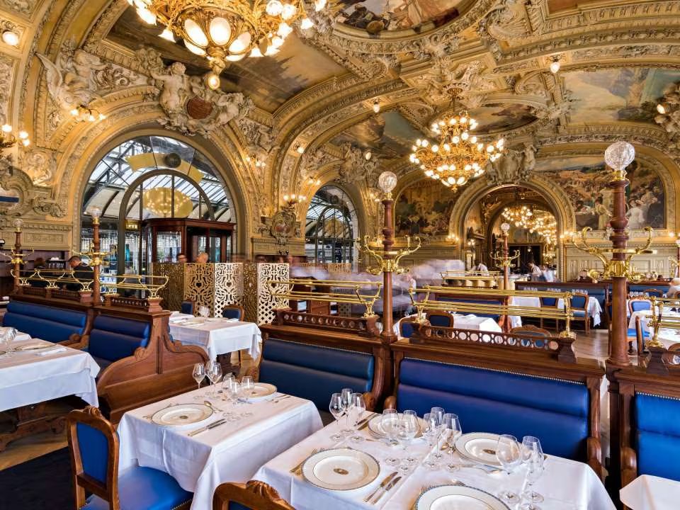 Le Train Bleu, en Gare de Lyon (Web del restaurante)