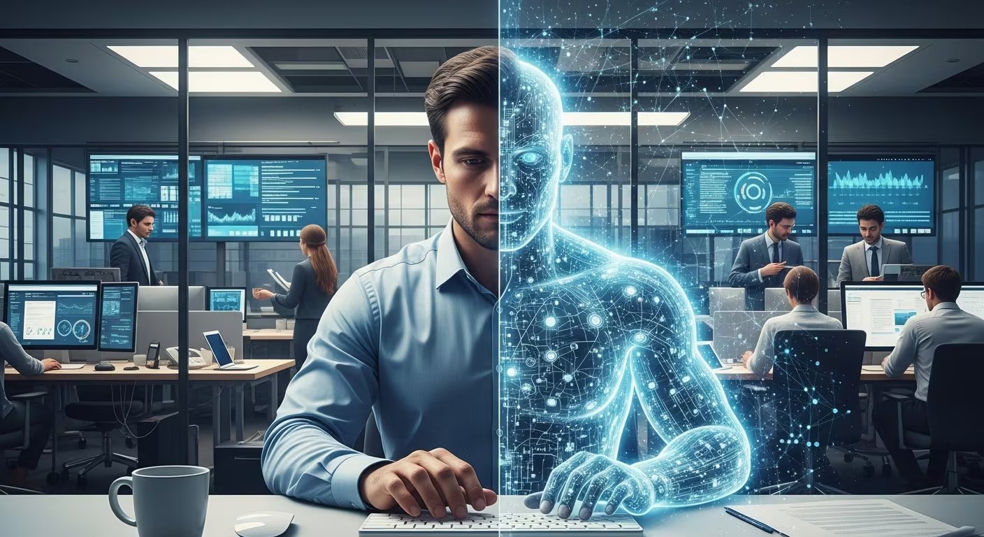 El 44% de las tareas laborales puede ser automatizado, lo que impulsa la demanda de habilidades interpersonales y de colaboración en la economía digital - (Imagen Ilustrativa Infobae)