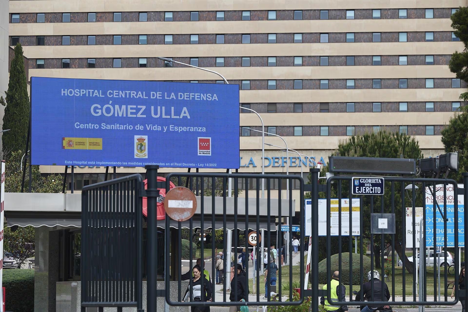 La cuarentena por hantavirus de pasajeros del 'MV Hondius' será en el Hospital Gómez Ulla. (Europa Press)
