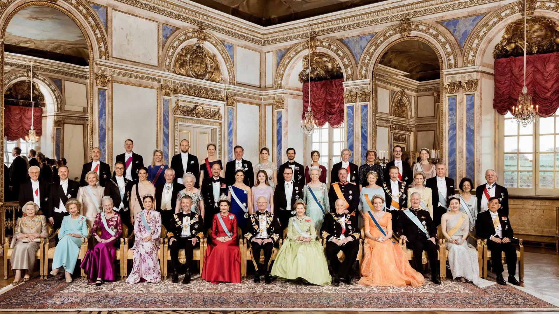La monarquía internacional se reúne en el 80 cumpleaños del rey Carlos Gustavo de Suecia (Instagram)