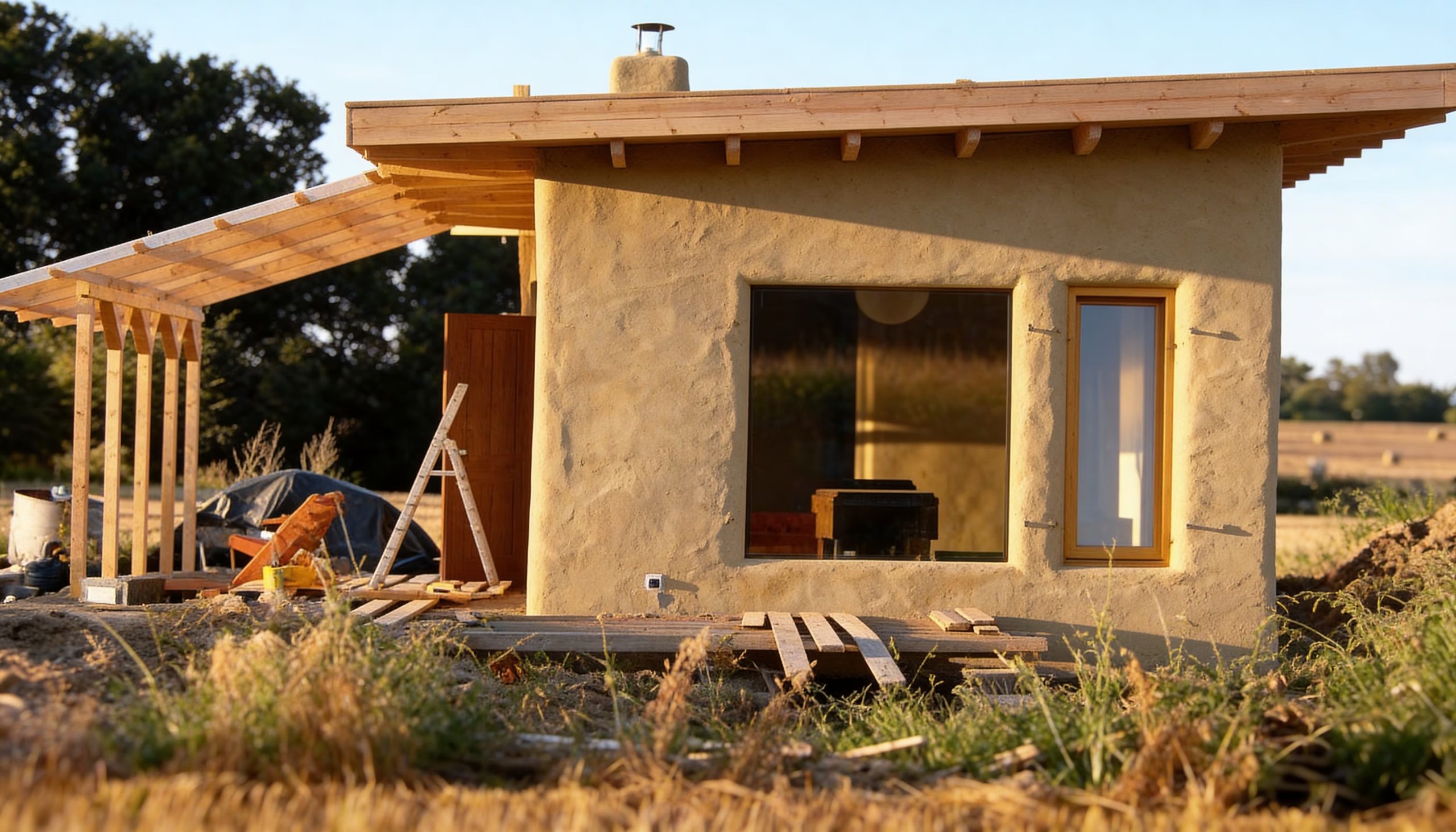 La bioconstrucción y el uso de materiales naturales y reciclados, como adobe y botellas de vidrio, promueven hogares con menor impacto ambiental y mayor bienestar