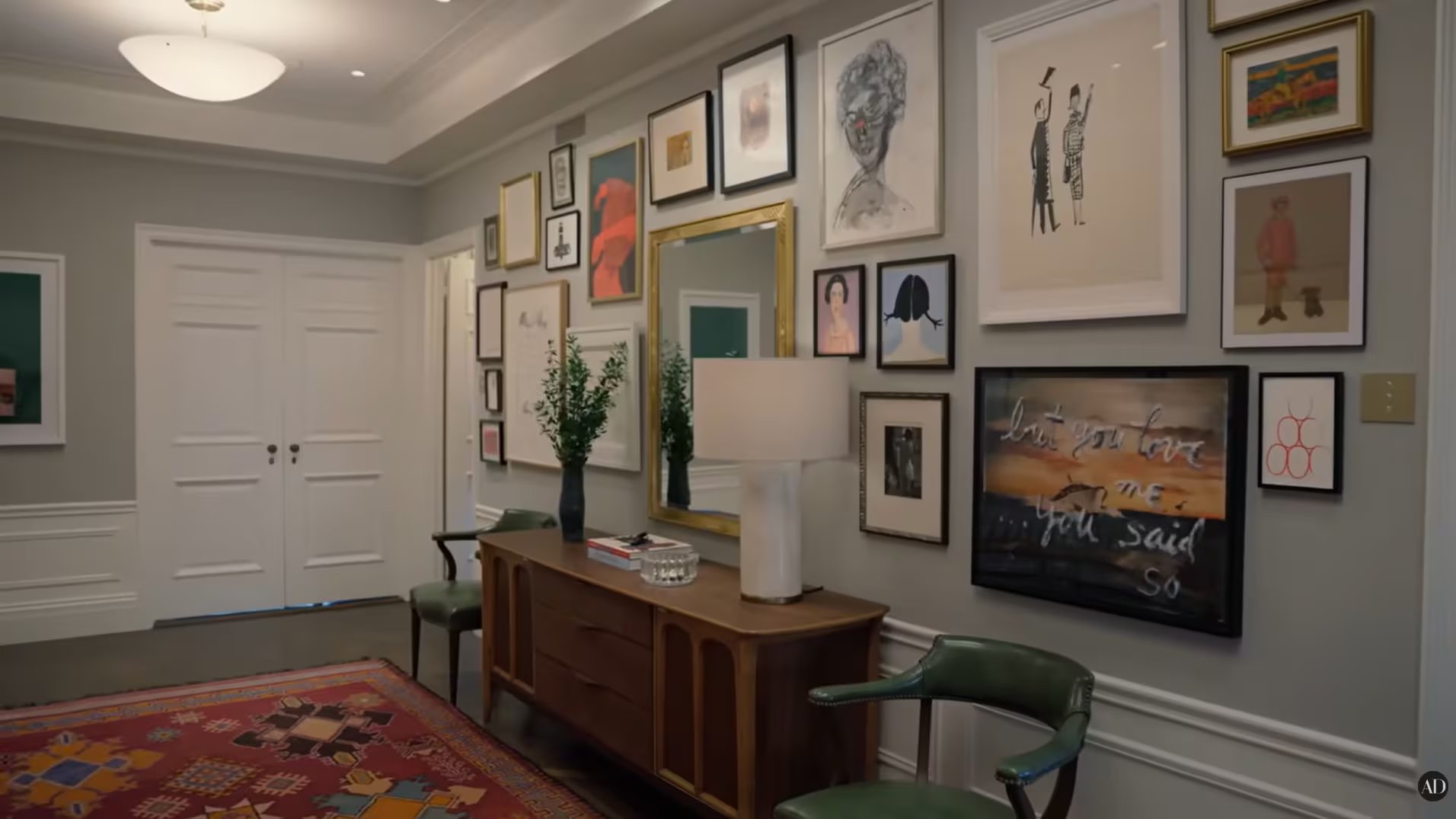 Cada objeto en el hogar de la actriz tiene un significado personal y emocional. (Architectural Digest)