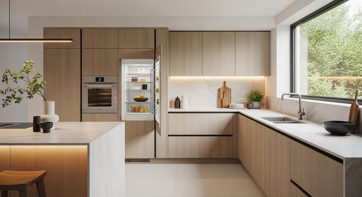 Una iluminación adecuada, que combine luz natural y artificial, transforma el ambiente y la funcionalidad diaria de la cocina. (Imagen Ilustrativa Infobae)