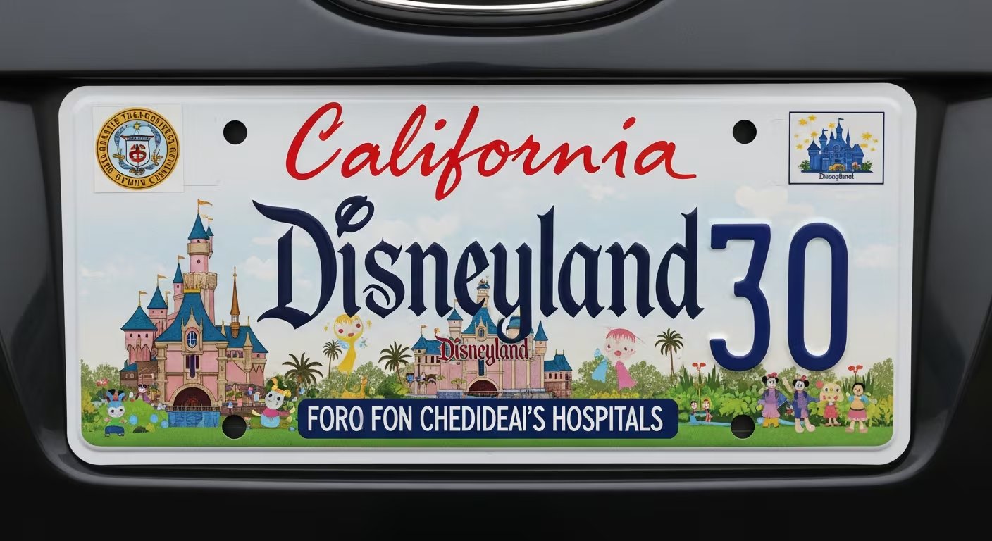 Todo el dinero recaudado con la venta y renovación de las placas temáticas de Disneyland será destinado a atención médica infantil en hospitales californianos (Imagen Ilustrativa Infobae)