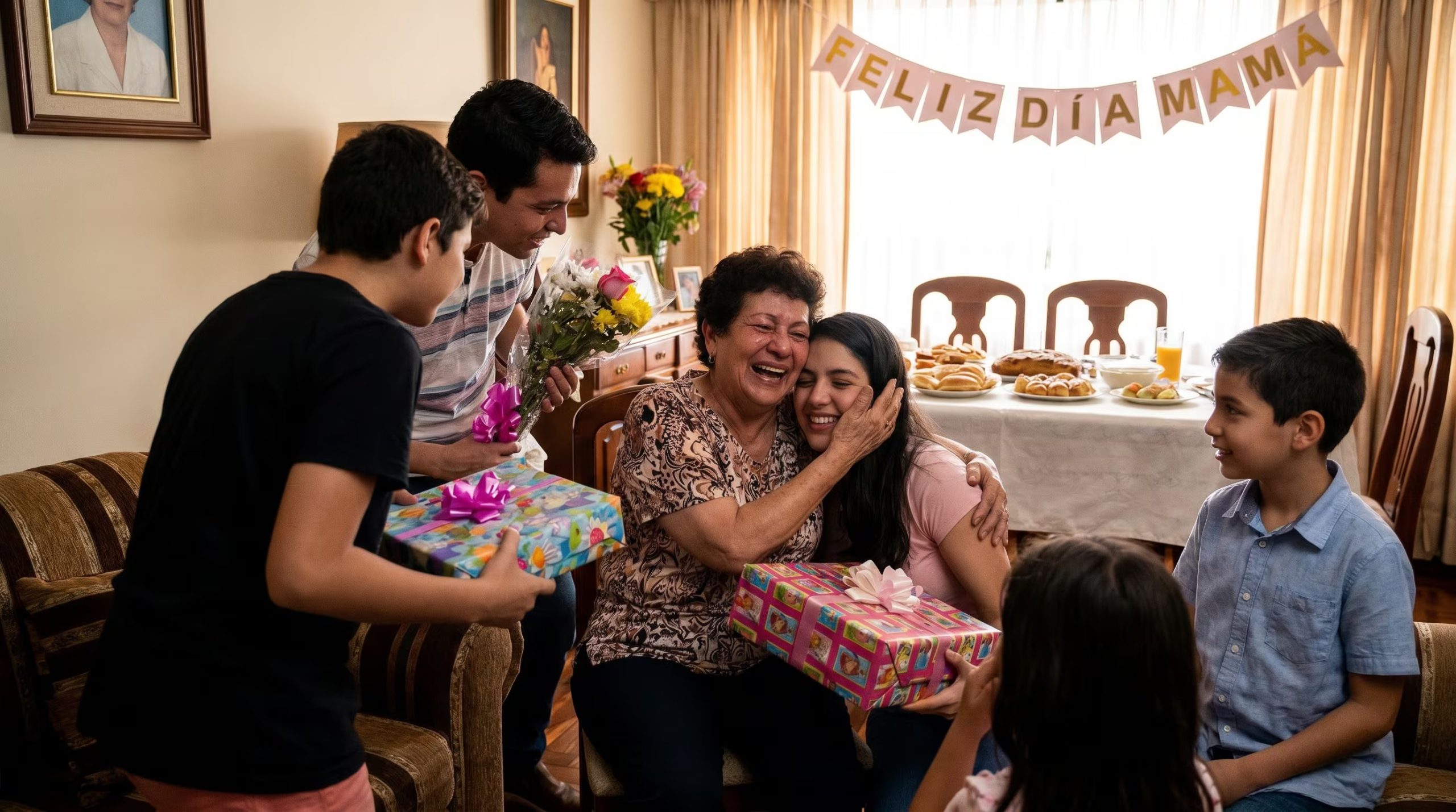El Día de las Madres es una de las celebraciones más importantes, celebrada cada 10 de mayo por millones de familias. (Imagen Ilustrativa Infobae)