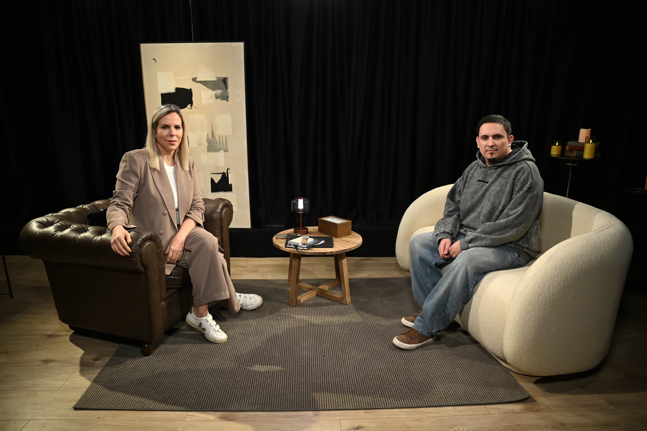 Iván Nesteruk con Tatiana Schapiro en Infobae.