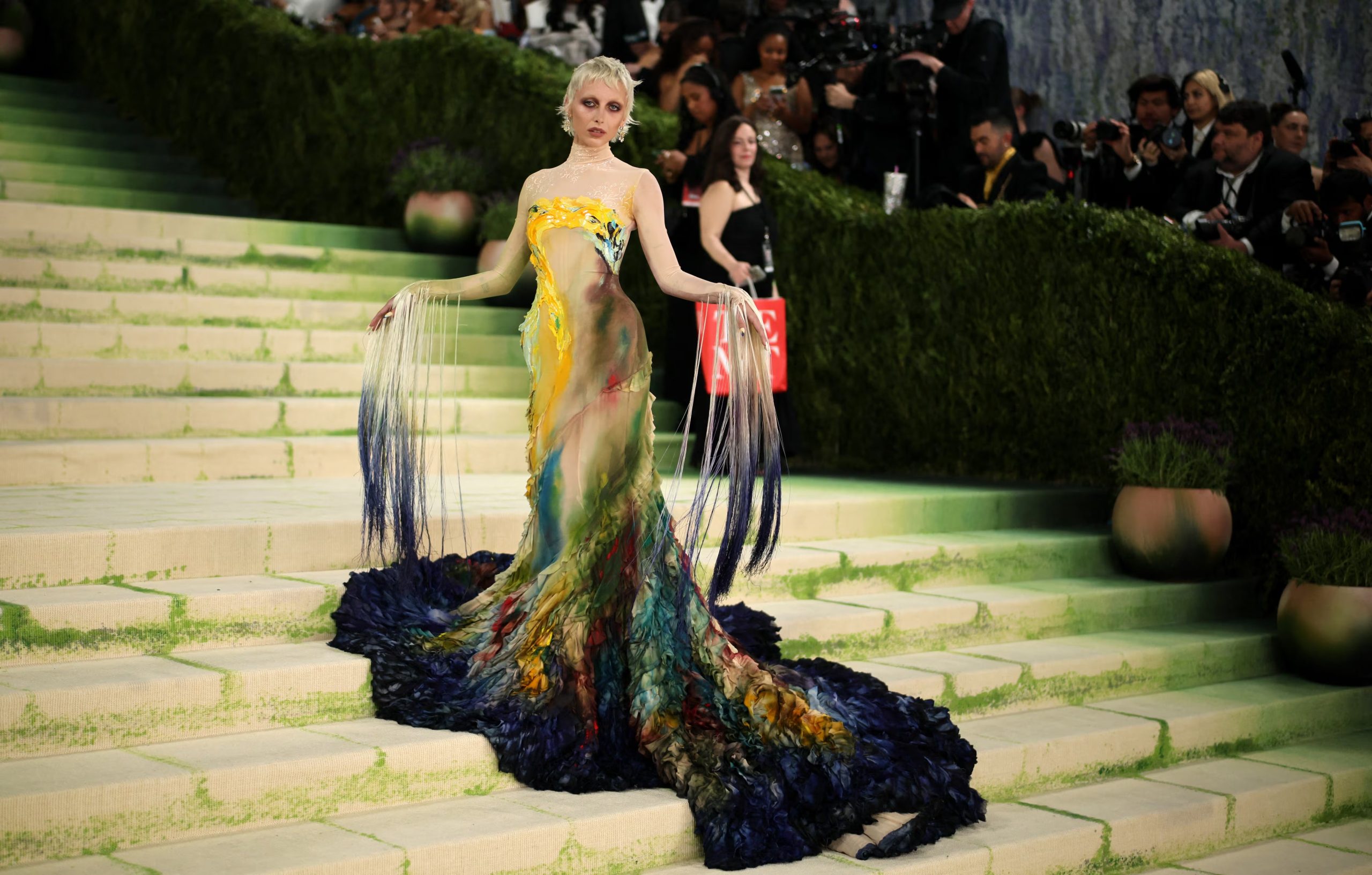 Emma Chamberlain durante la Met Gala 2026 (REUTERS/Daniel Cole)