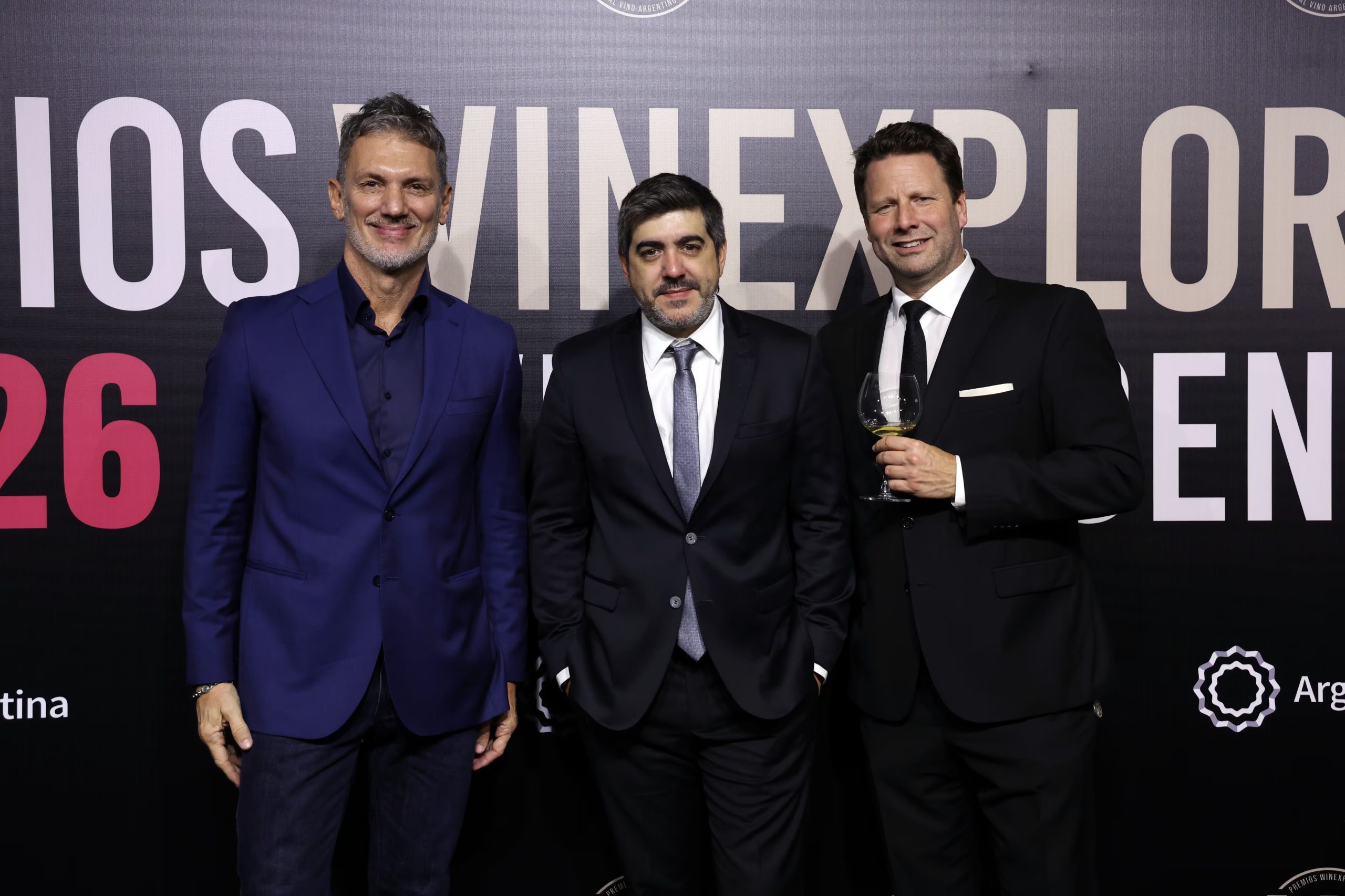 Leo Mateu, Nacho Gauna y Andrés Rosberg