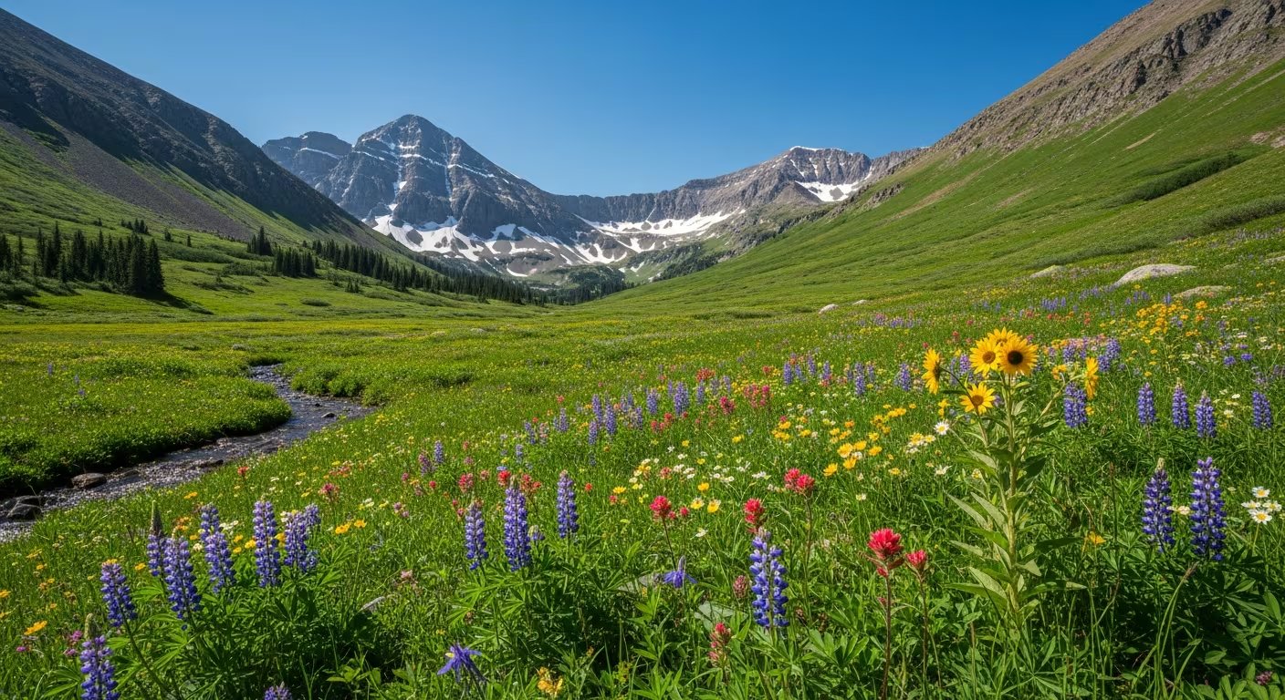 El Valle de las Flores en India ofrece prados de miles de flores silvestres a gran altitud, siendo Patrimonio Mundial de la UNESCO (Imagen Ilustrativa Infobae)
