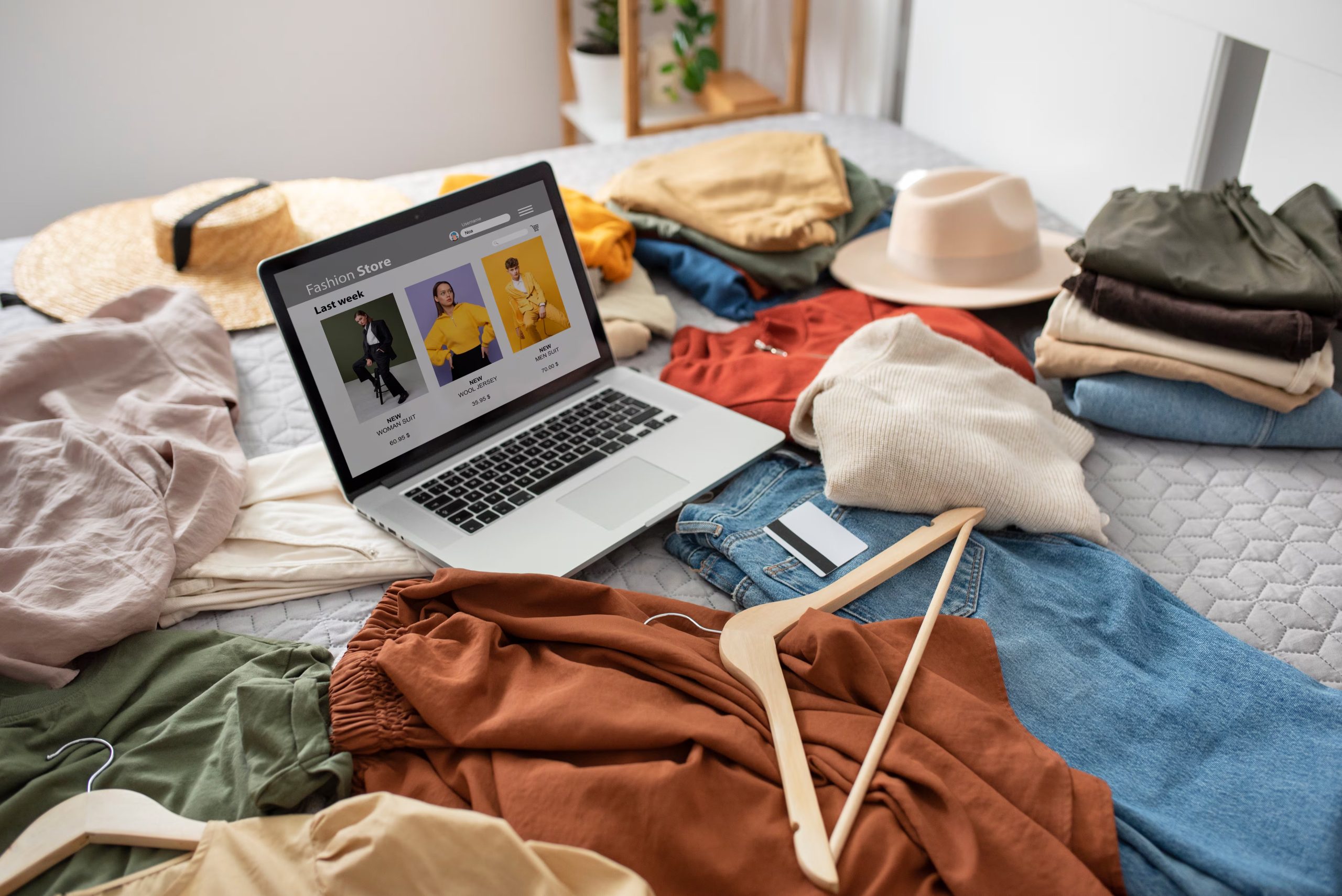 El mercado de ropa de segunda mano creció cuatro veces más rápido que el sector general de moda, según datos recientes de ThredUP (Freepik)