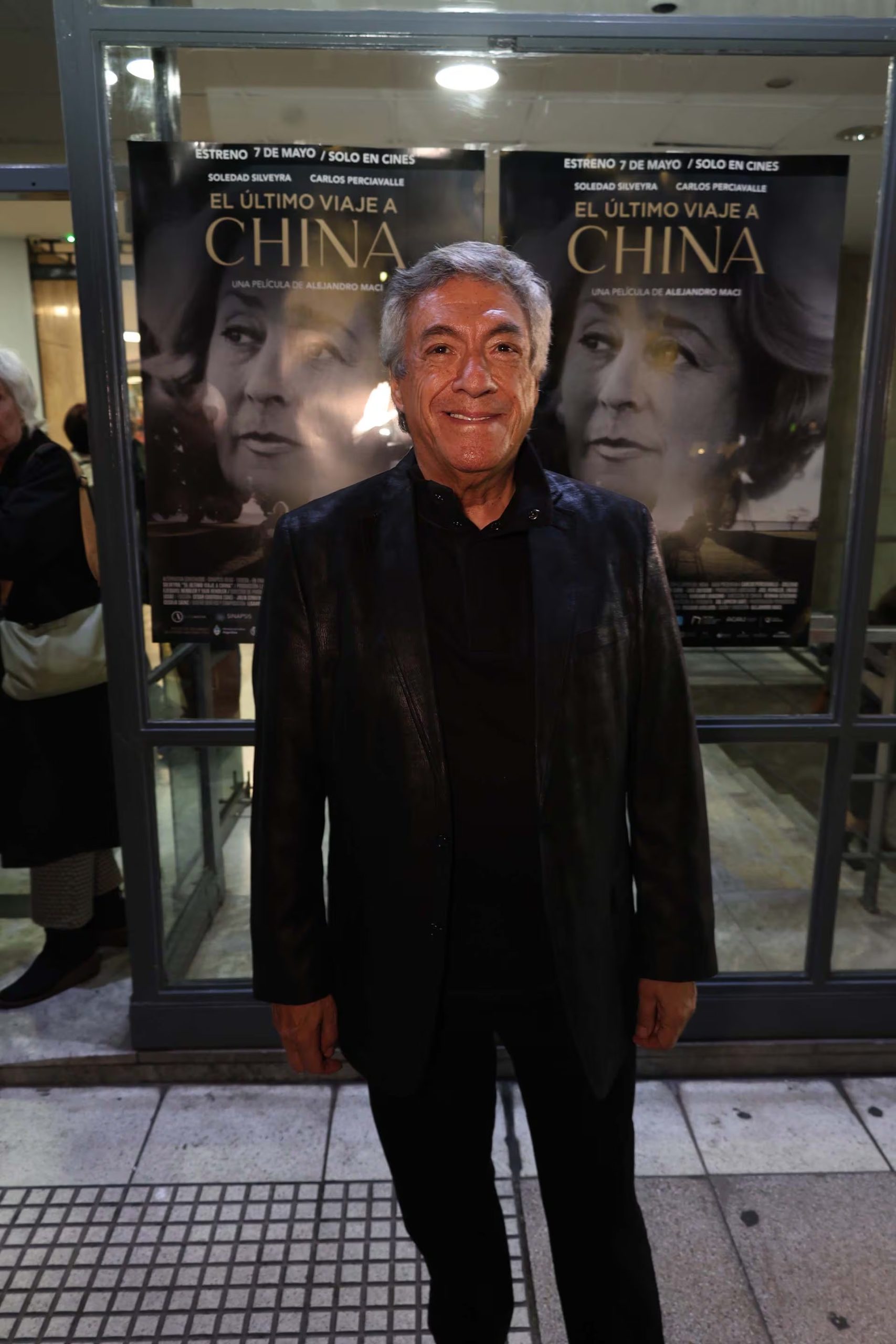 Dany Mañas durante el evento de la avant premiere