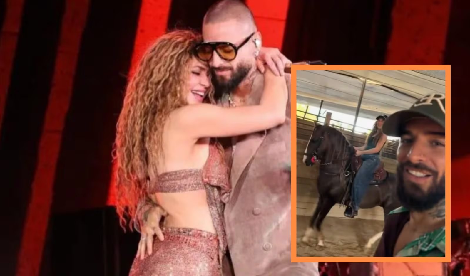 En un segmento especial, Maluma habló sobre su amistad con Shakira y cómo comparten la pasión por los caballos criollos colombianos - crédito maluma / Instagram