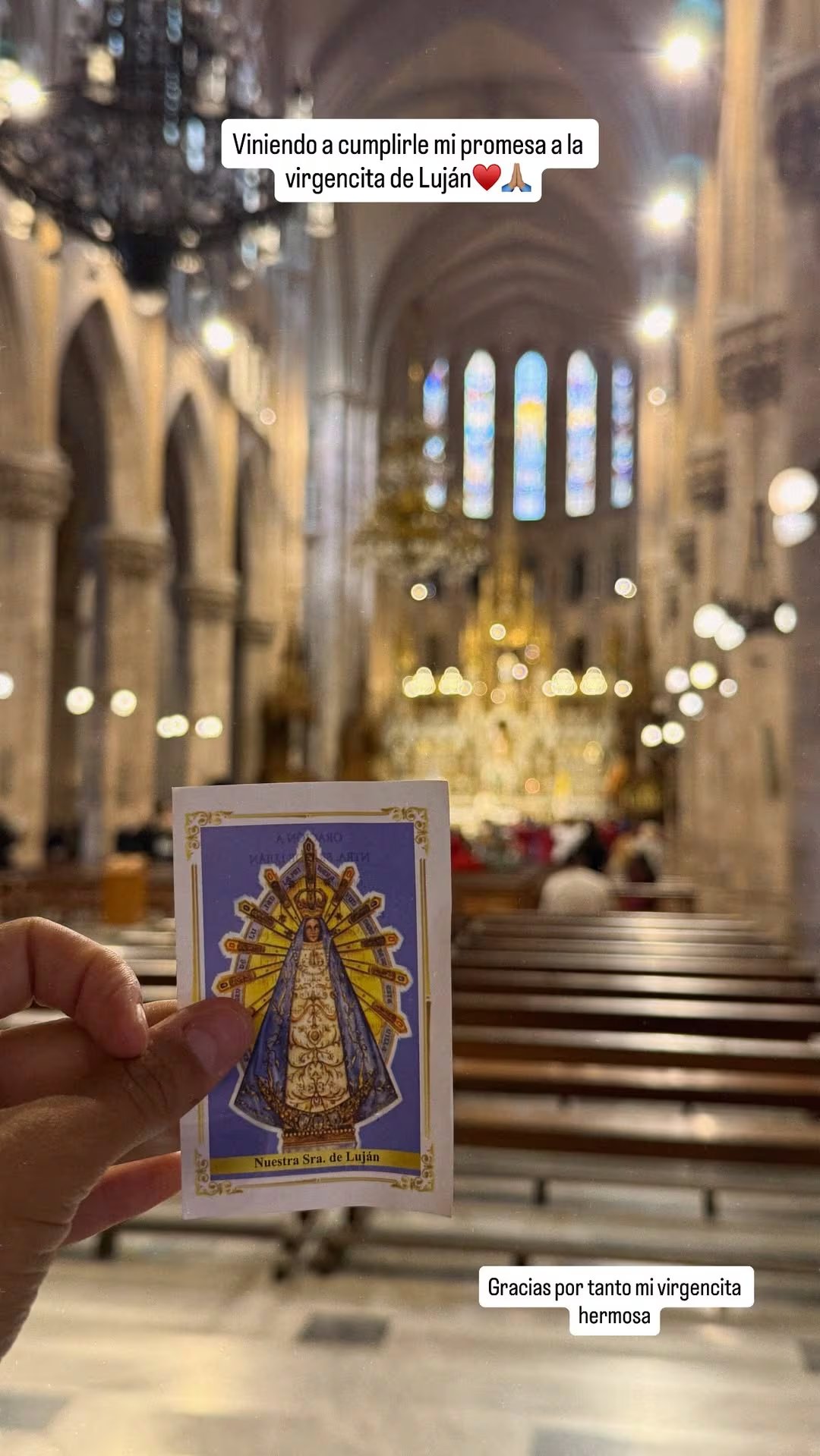 La promesa cumplida en Luján ratifica el profundo vínculo de María Becerra con las tradiciones religiosas y la fe argentina