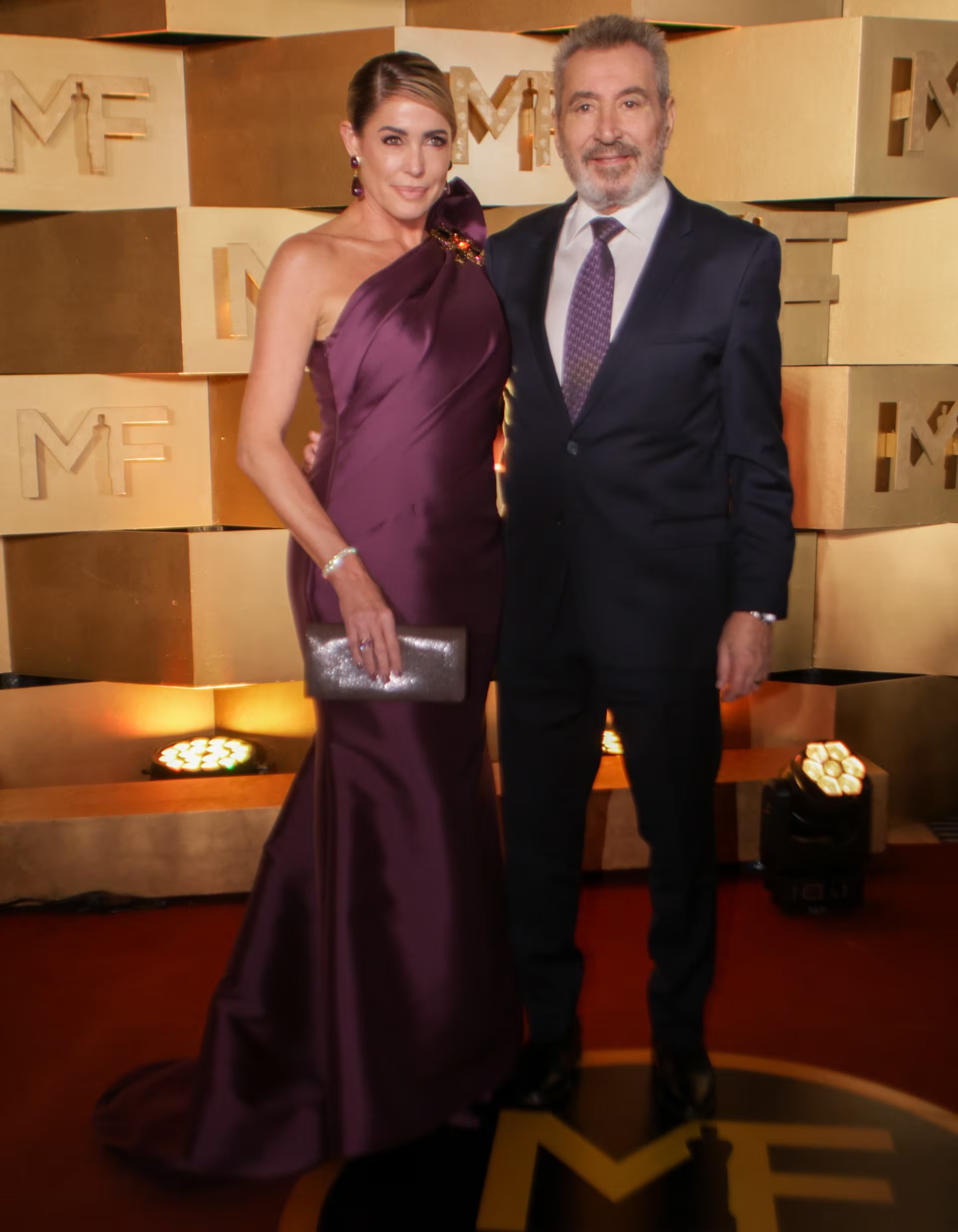  Pamela David y Daniel Vila posaron juntos en la alfombra roja