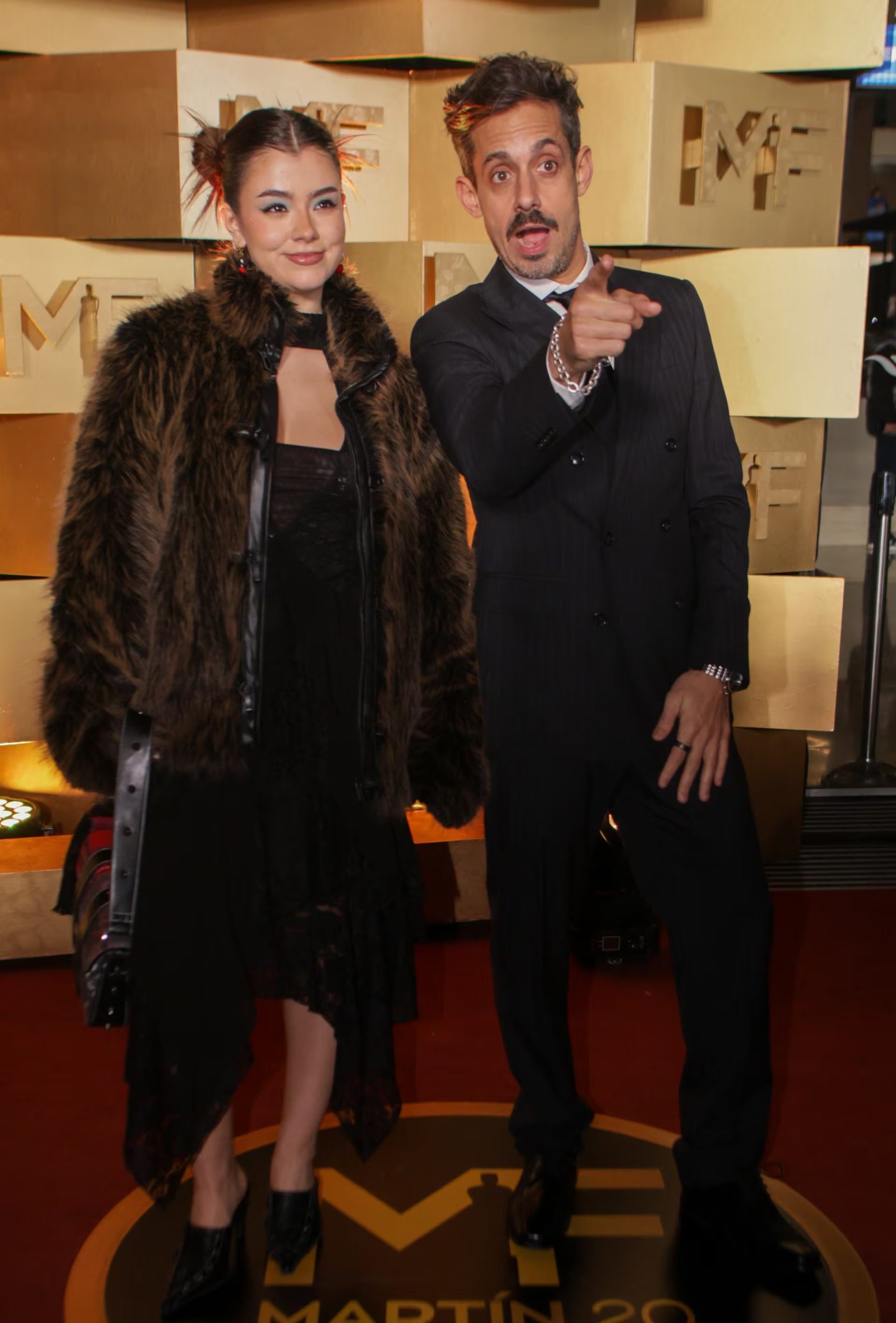Agustín “Rada” Aristarán posó junto a su hija Bianca