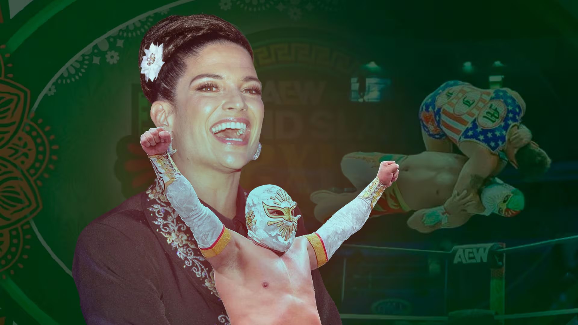 La esperada presentación en Arena México promete convertirse en un homenaje que celebra dos décadas de historia entre el pop y la lucha libre mexicana. - 

 (Ilustración: Jovani Pérez)