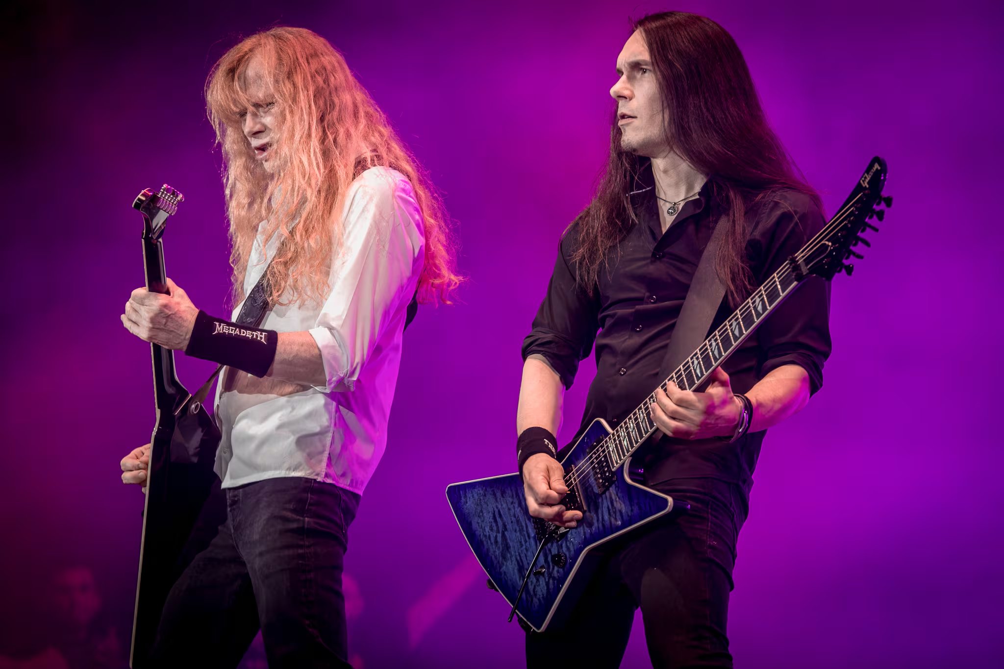 Dave Mustaine junto a Teemu Mäntysaari