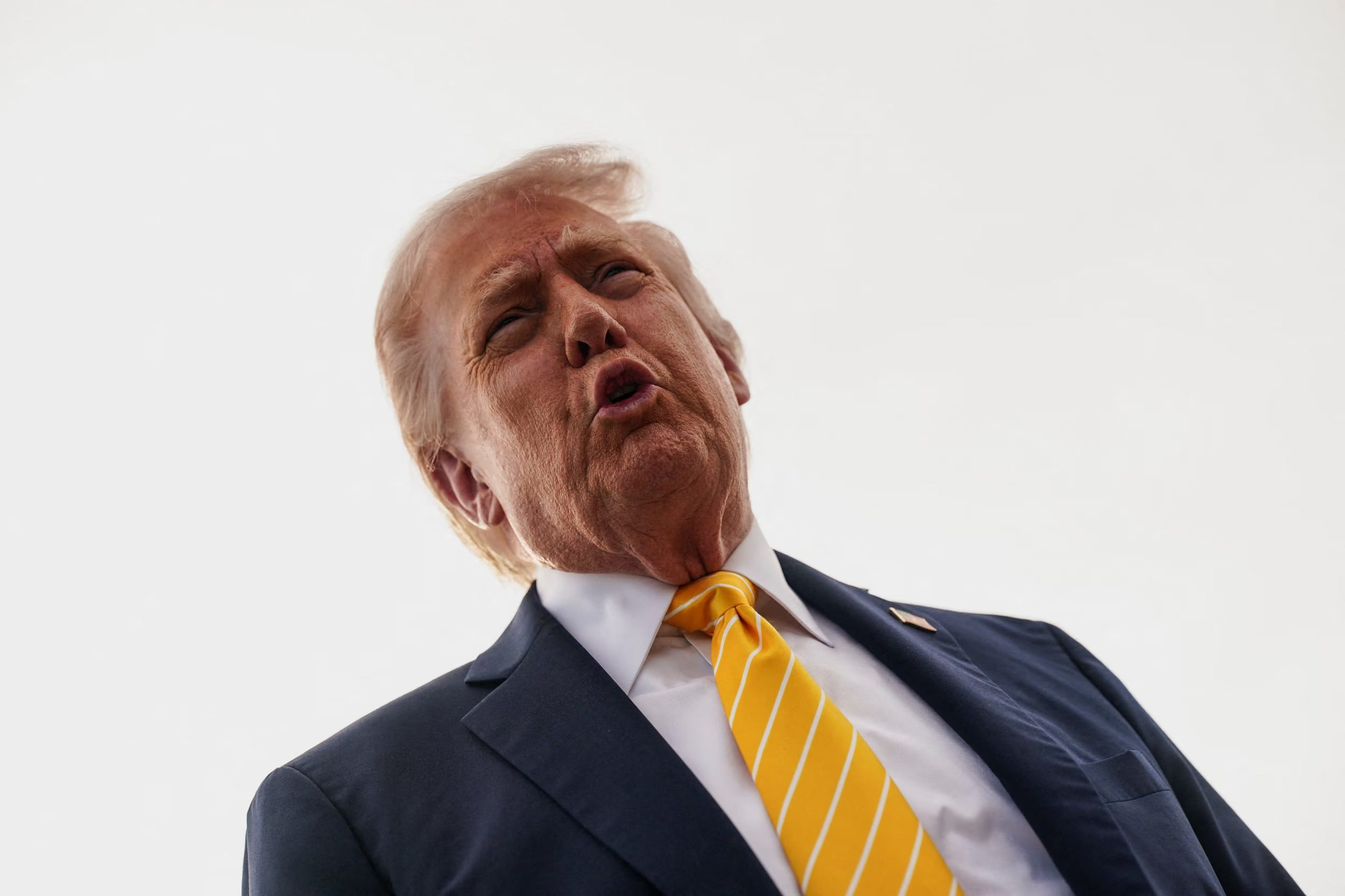 Anna Wintour vetó públicamente a Donald Trump en el Met Gala, siendo el único con prohibición expresa para asistir (REUTERS/Nathan Howard)