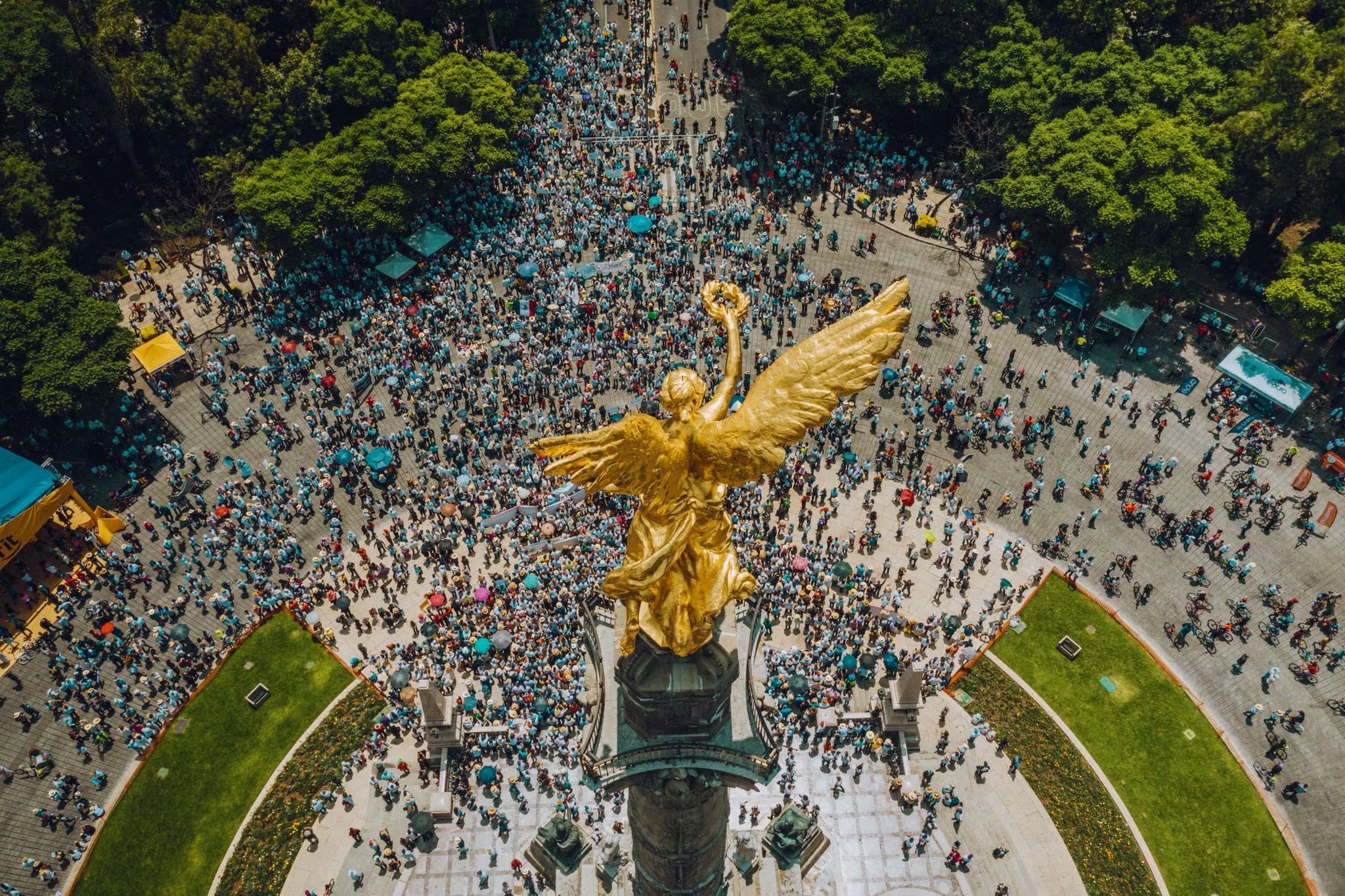 António Costa destaca su llegada a México con foto del Ángel de la Independencia. (Foto:X/@eucopresident)