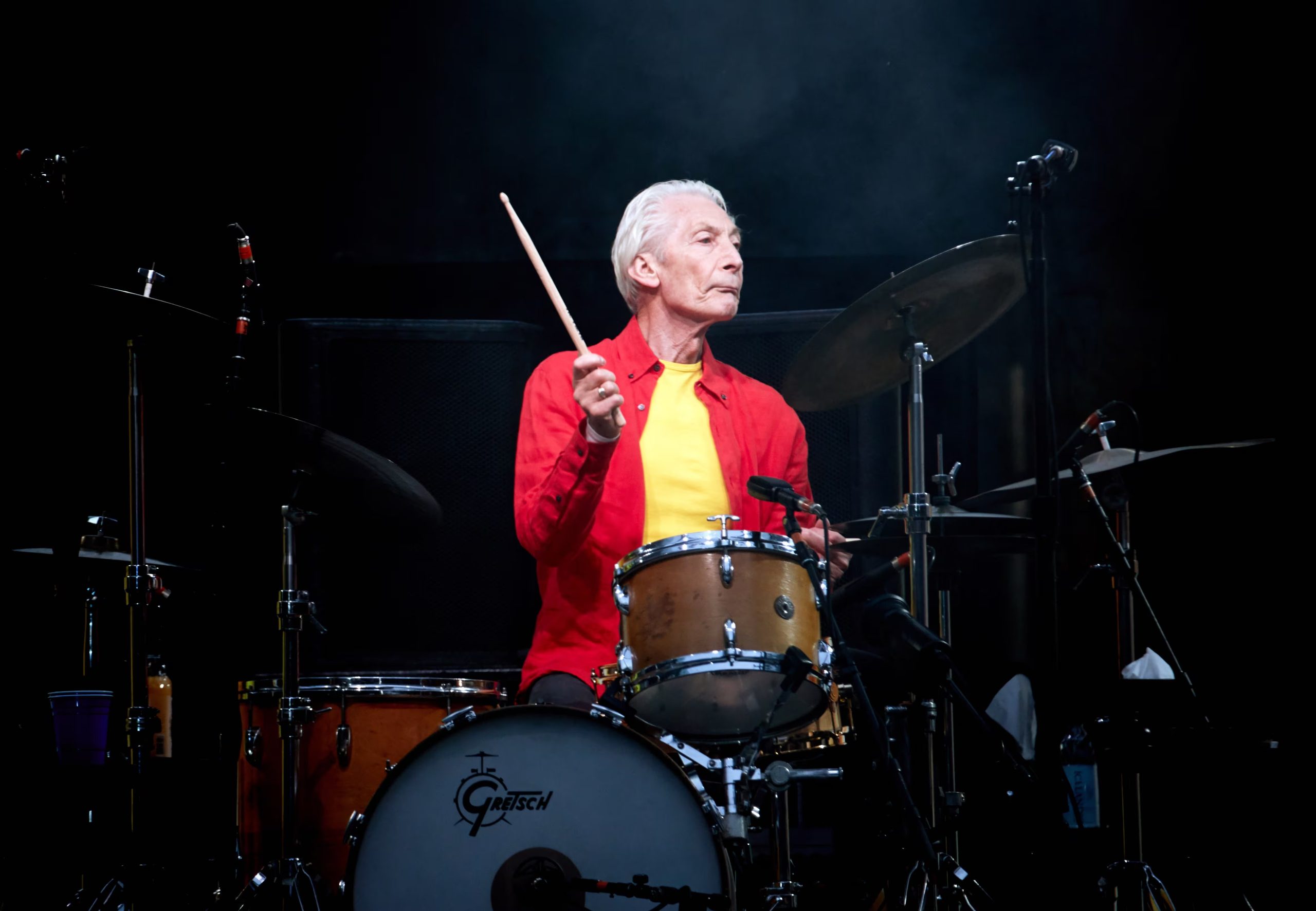 La última grabación de Charlie Watts, legendario baterista de los Stones fallecido en 2021, aporta un valor emotivo y simbólico al álbum Foreign Tongues (EFE/EPA/HAYOUNG JEON)