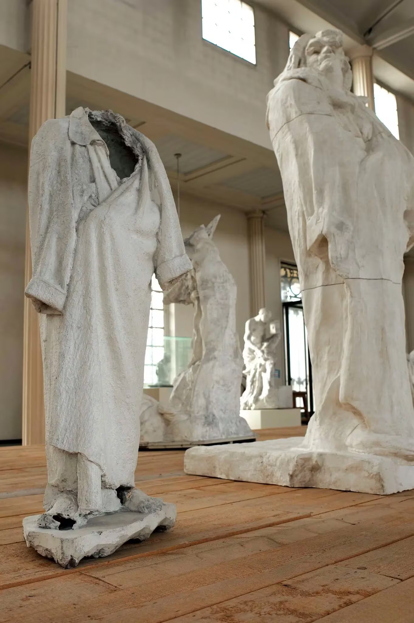 Debido a que fue imposible transportar las principales obras de Miguel Angel desde Italia, la muestra incluye varias reproducciones (Musée du Louvre)
