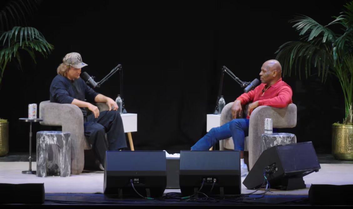 Mike Tyson aseguró que sus hijos disfrutan oportunidades educativas y económicas muy distintas a las que él enfrentó de niño (YouTube: Theo Von) 