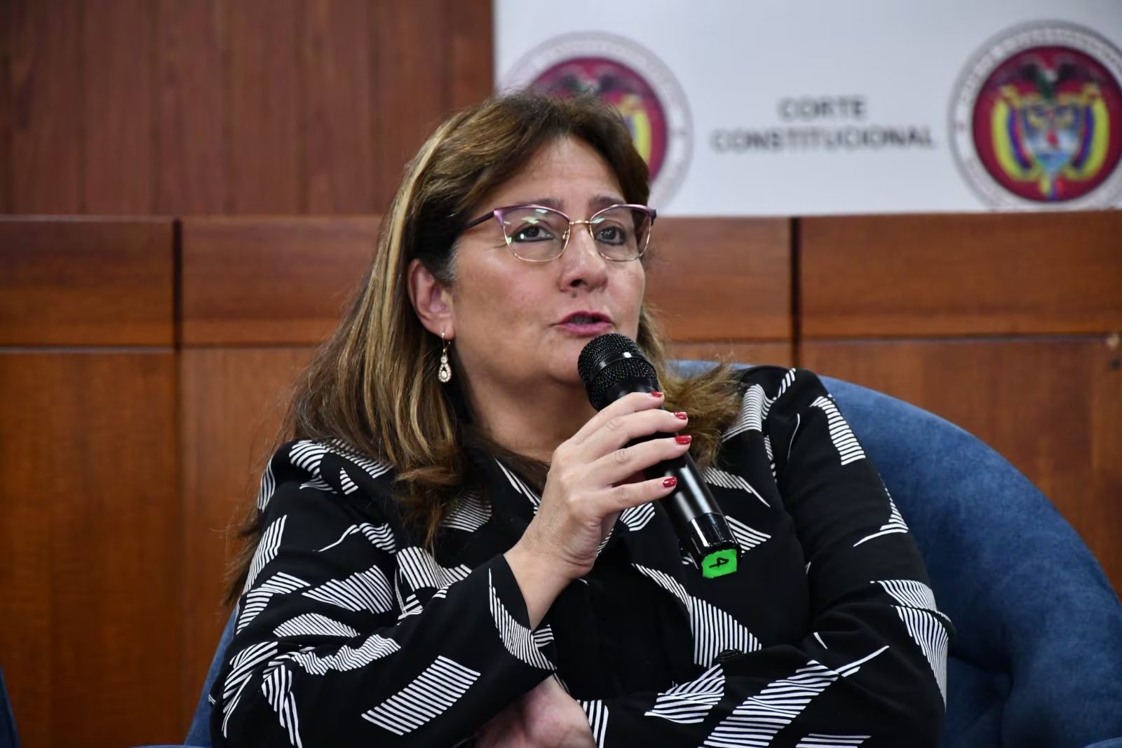 Ángela María Buitrago, exministra de Justicia - crédito Corte Constitucional